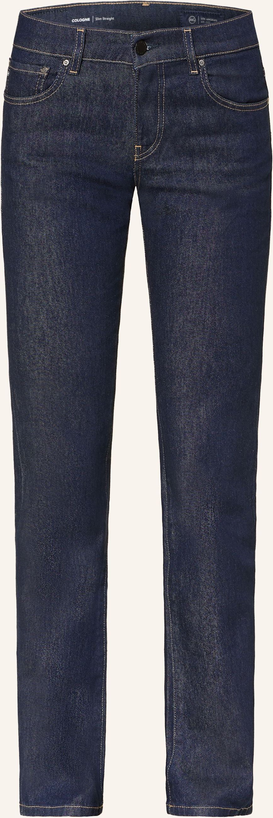 Ag Jeans Straight Jeans Cologne blau
