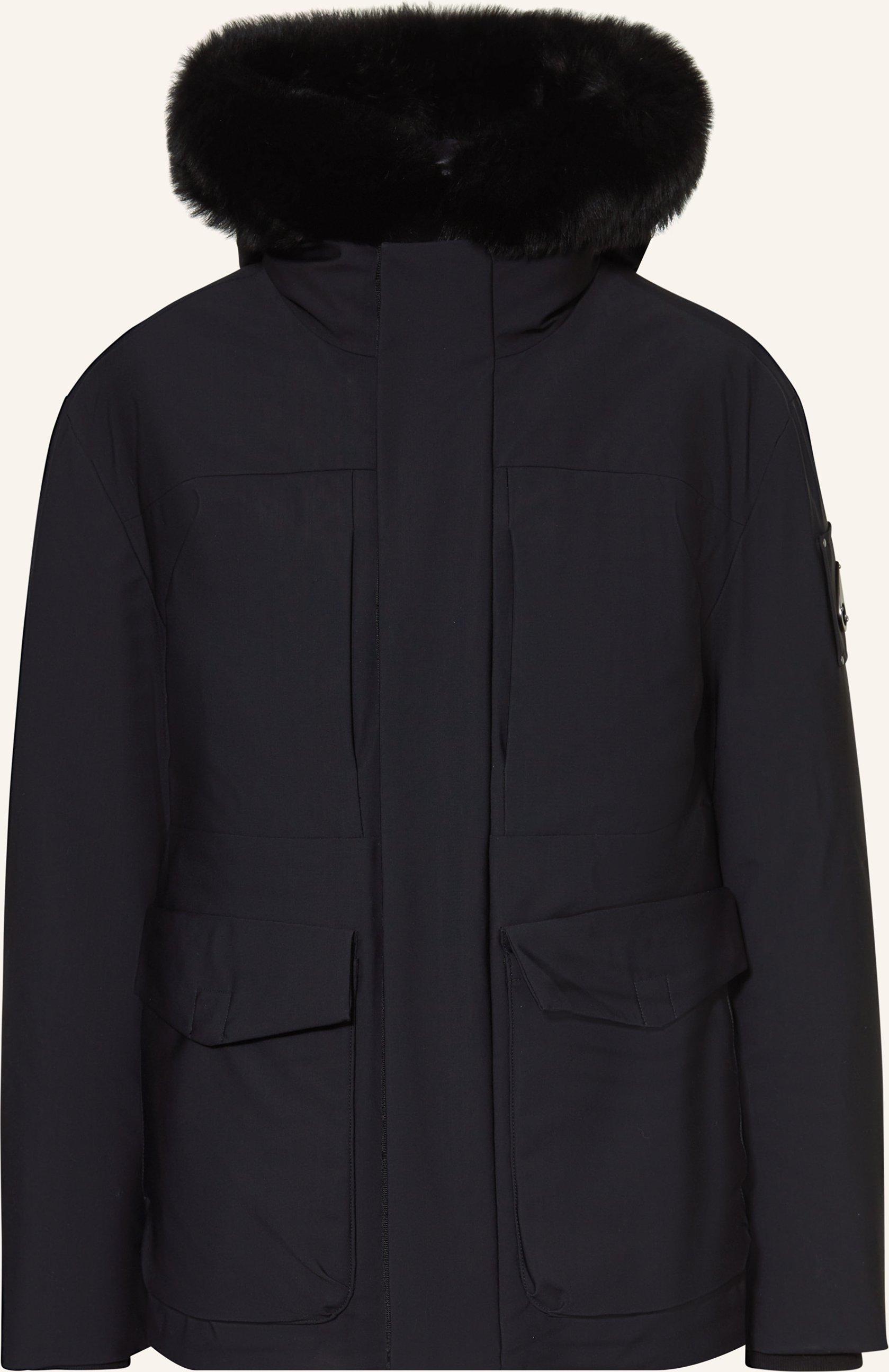 Moose Knuckles Daunenjacke Voltaire 3q Mit Abnehmbarer Kapuze schwarz