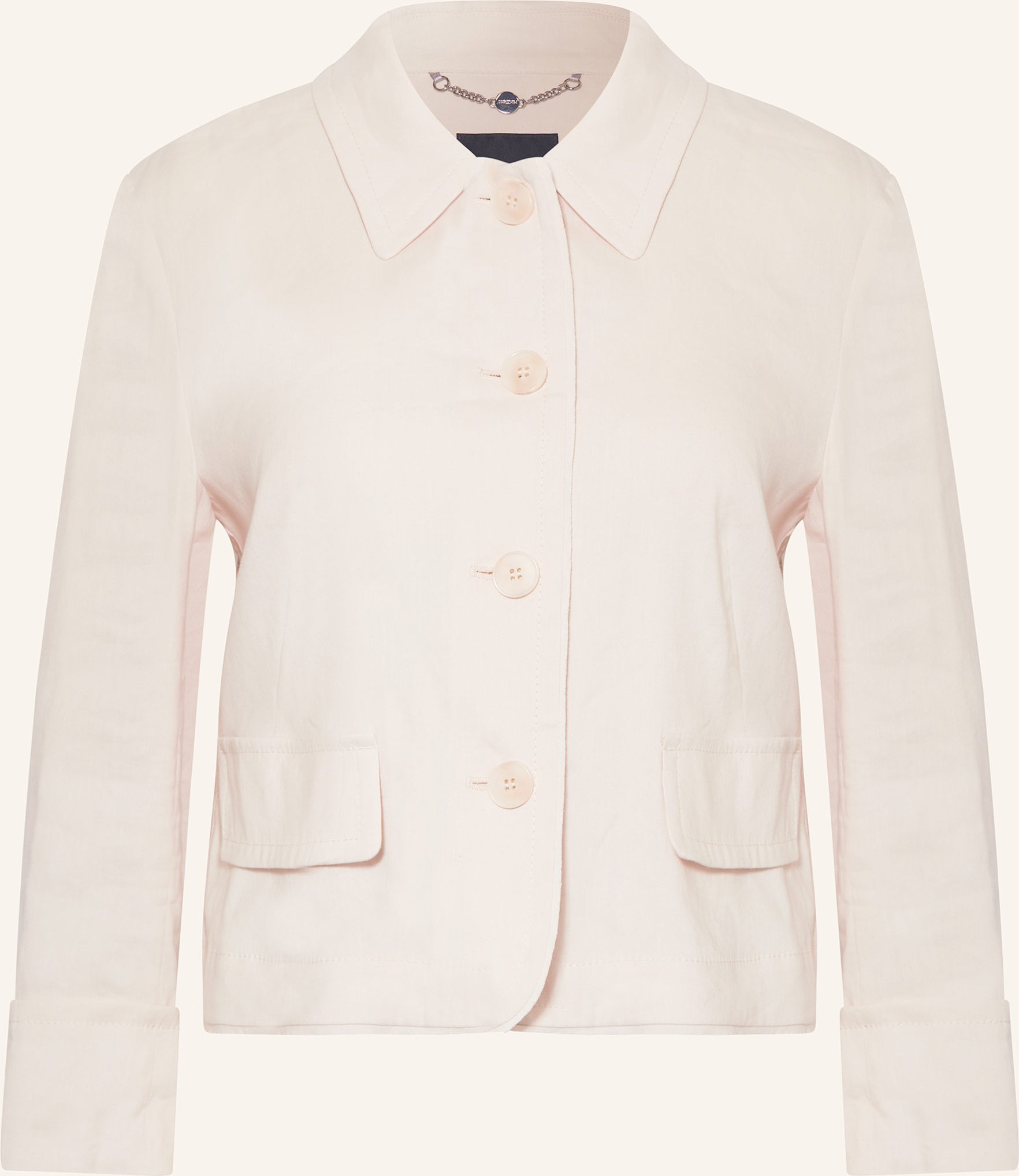 Marc Cain Kastenjacke Mit Leinen beige