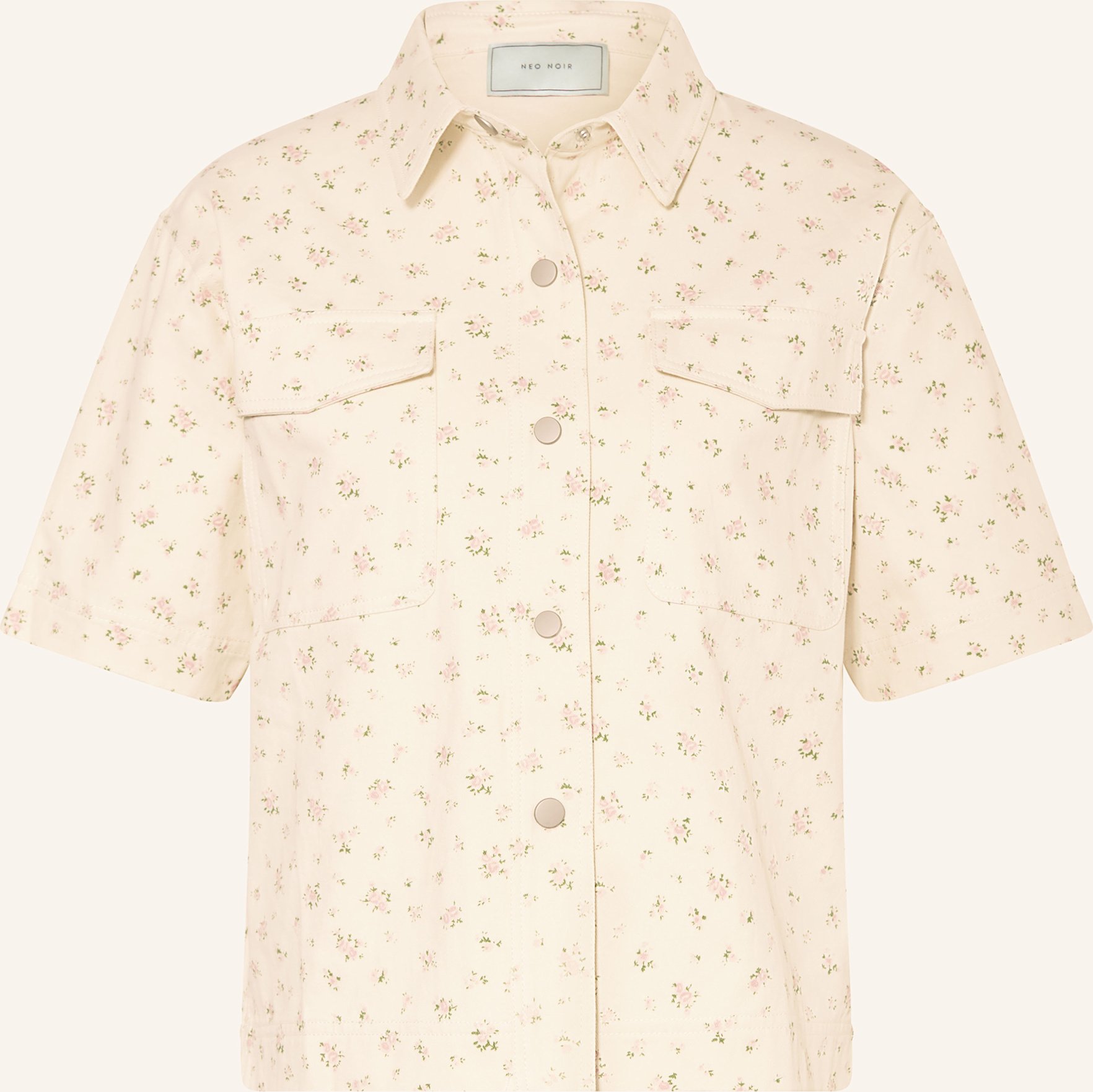 Neo Noir Jeansbluse Tiki weiss