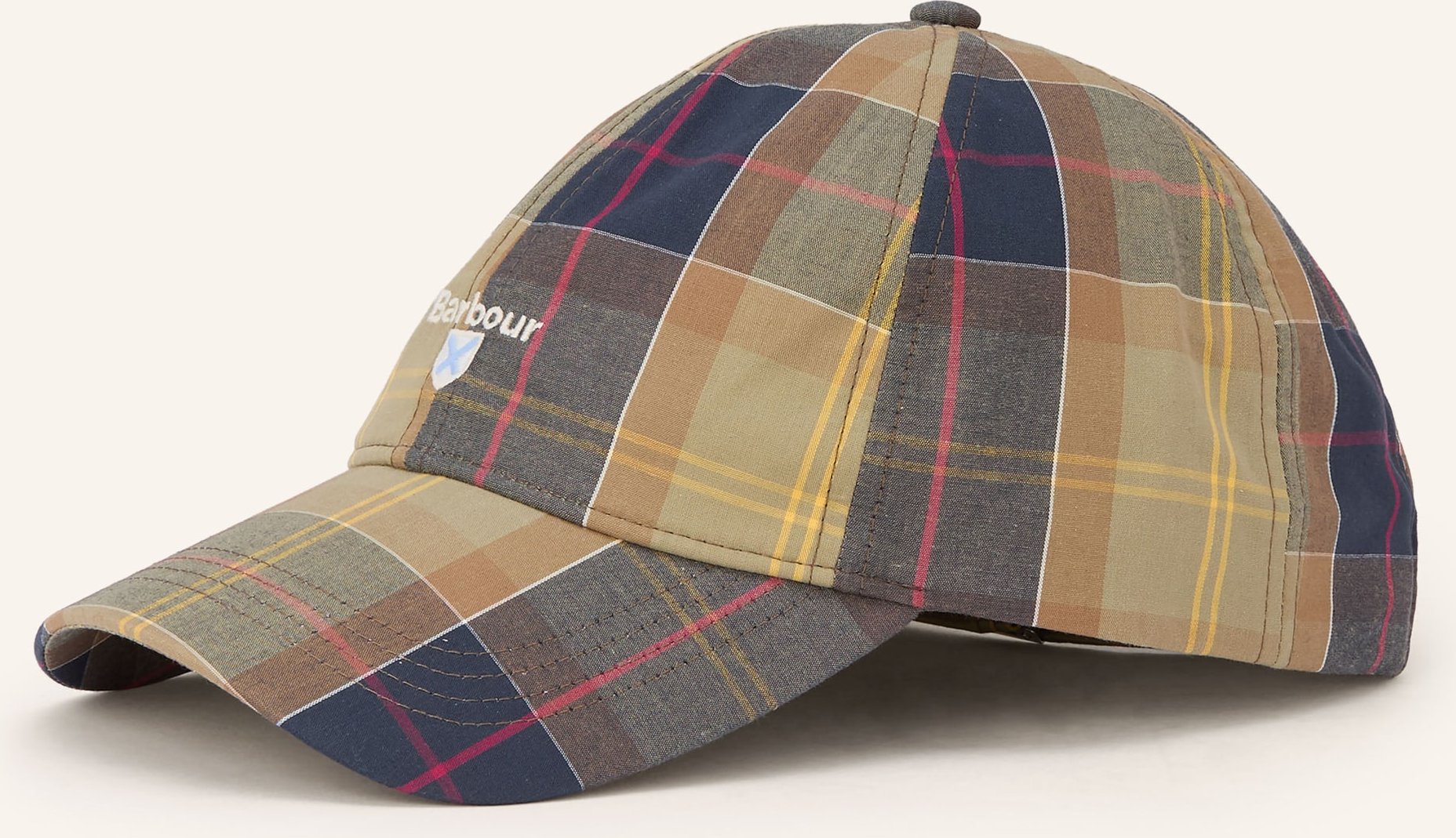Barbour Cap Tartan braun