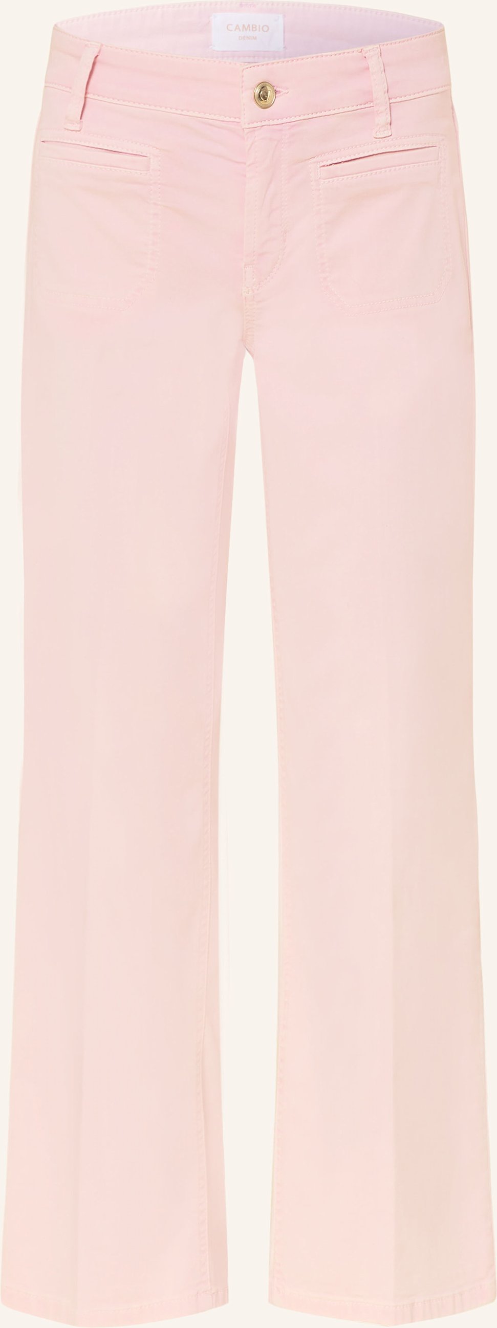 Cambio Cropped Jeans Tess rosa