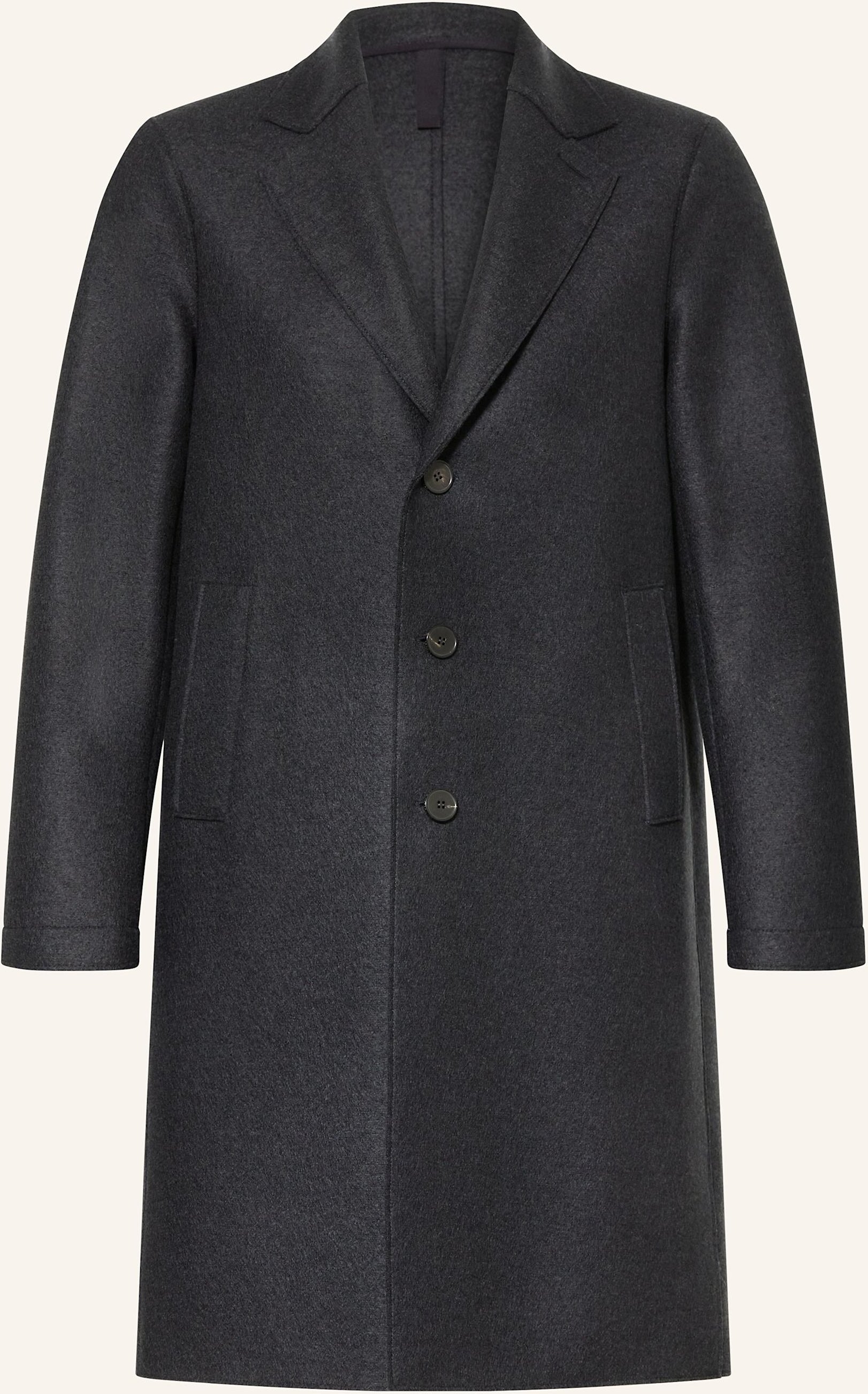 Harris Wharf London Wollmantel blau