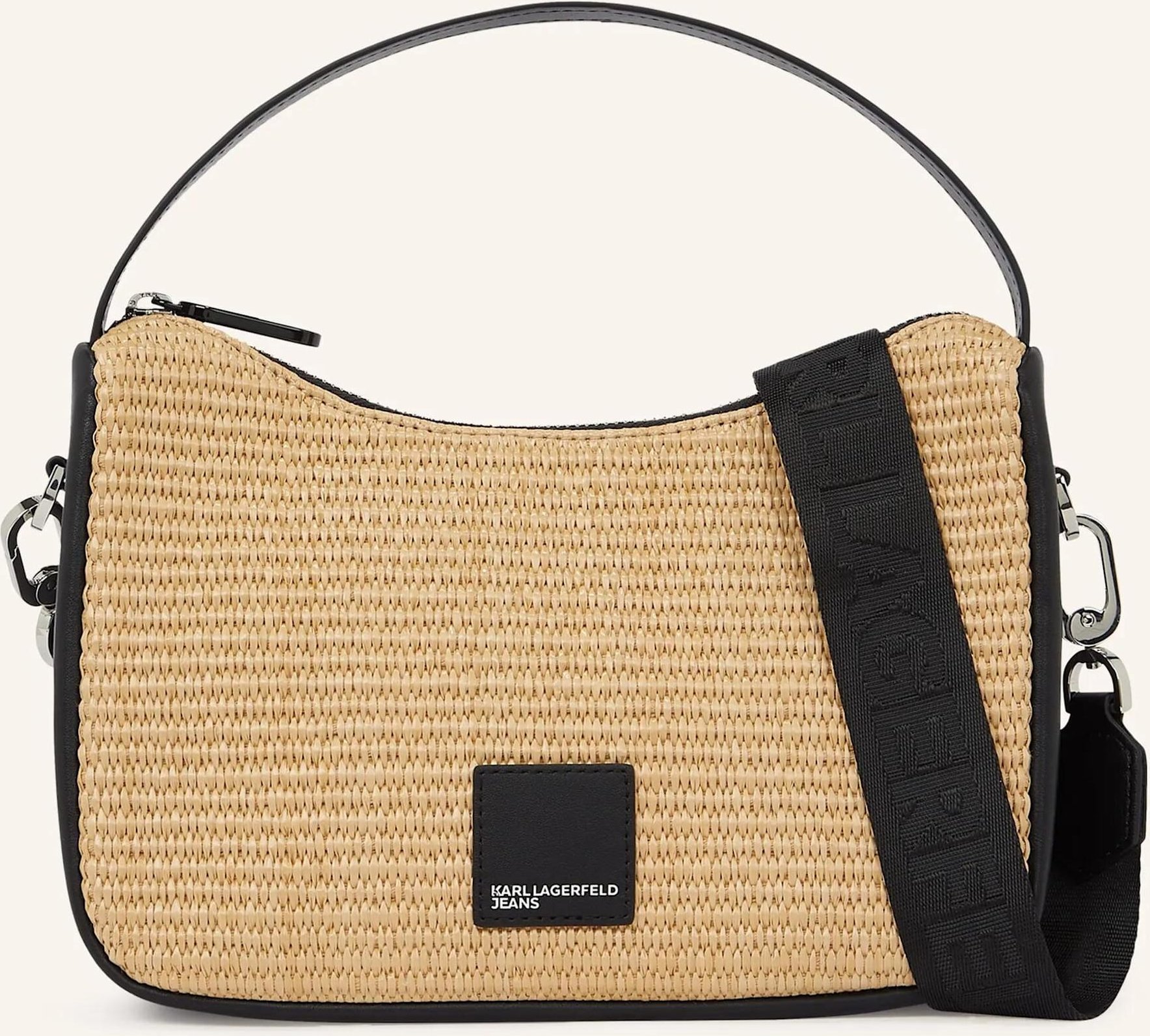 Karl Lagerfeld Jeans Hobo-Bag weiss