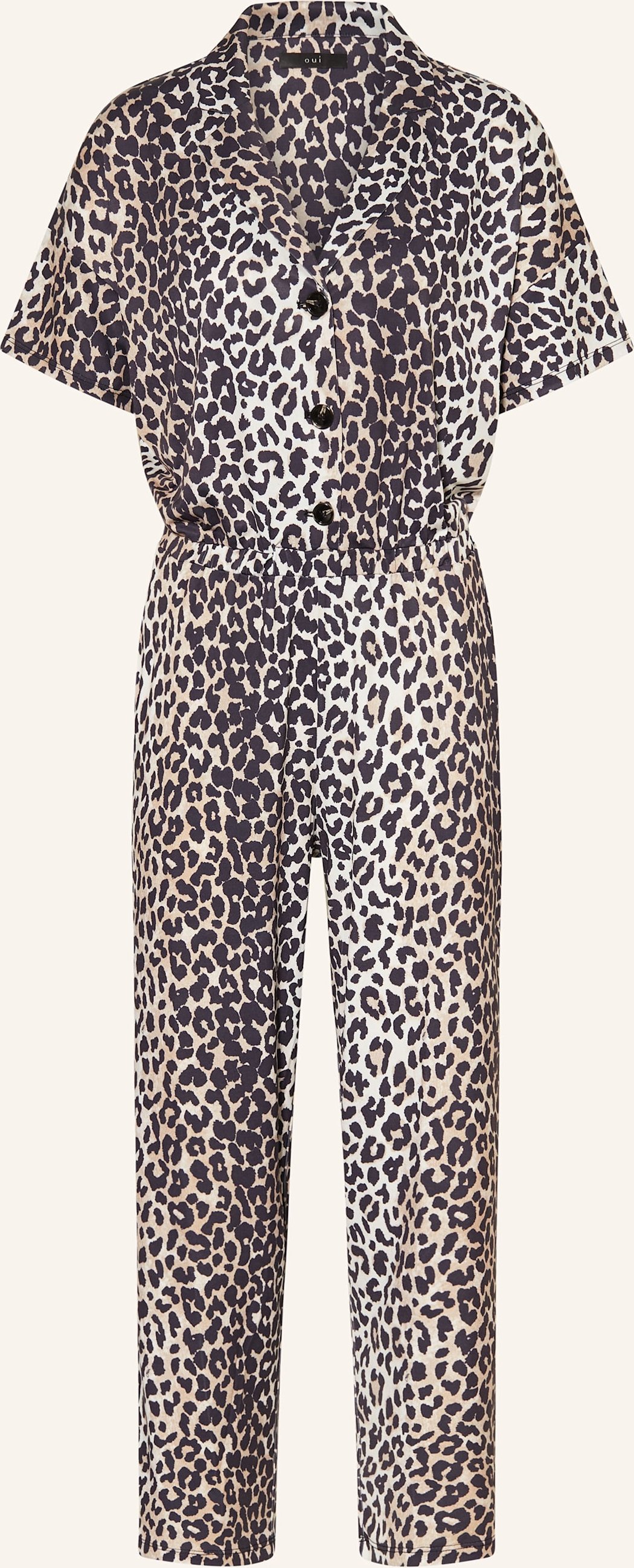 Thumbnail - Oui Jersey-Jumpsuit braun