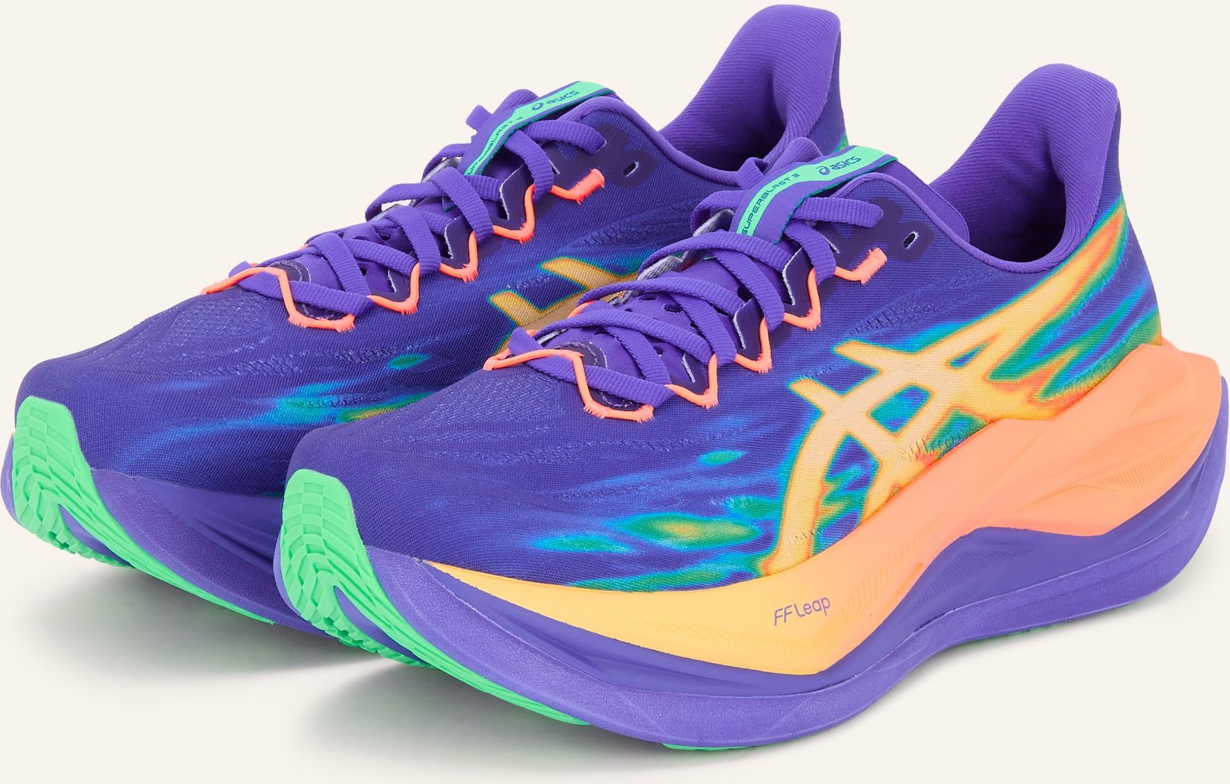 Asics Laufschuhe Superblast 3 blau