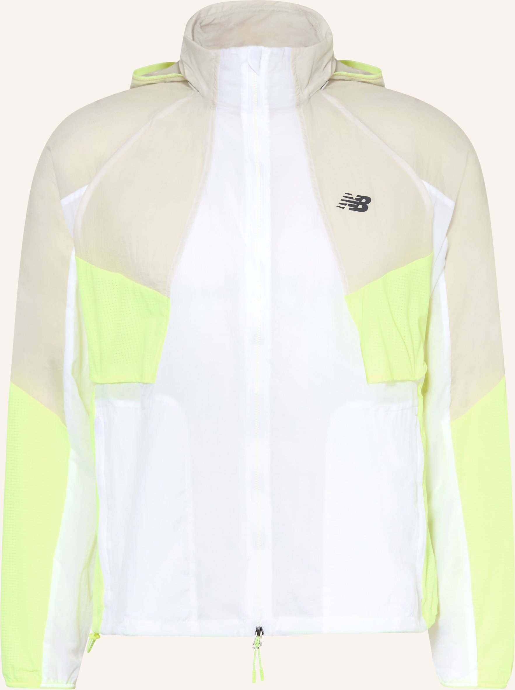 New Balance Laufjacke Rc weiss