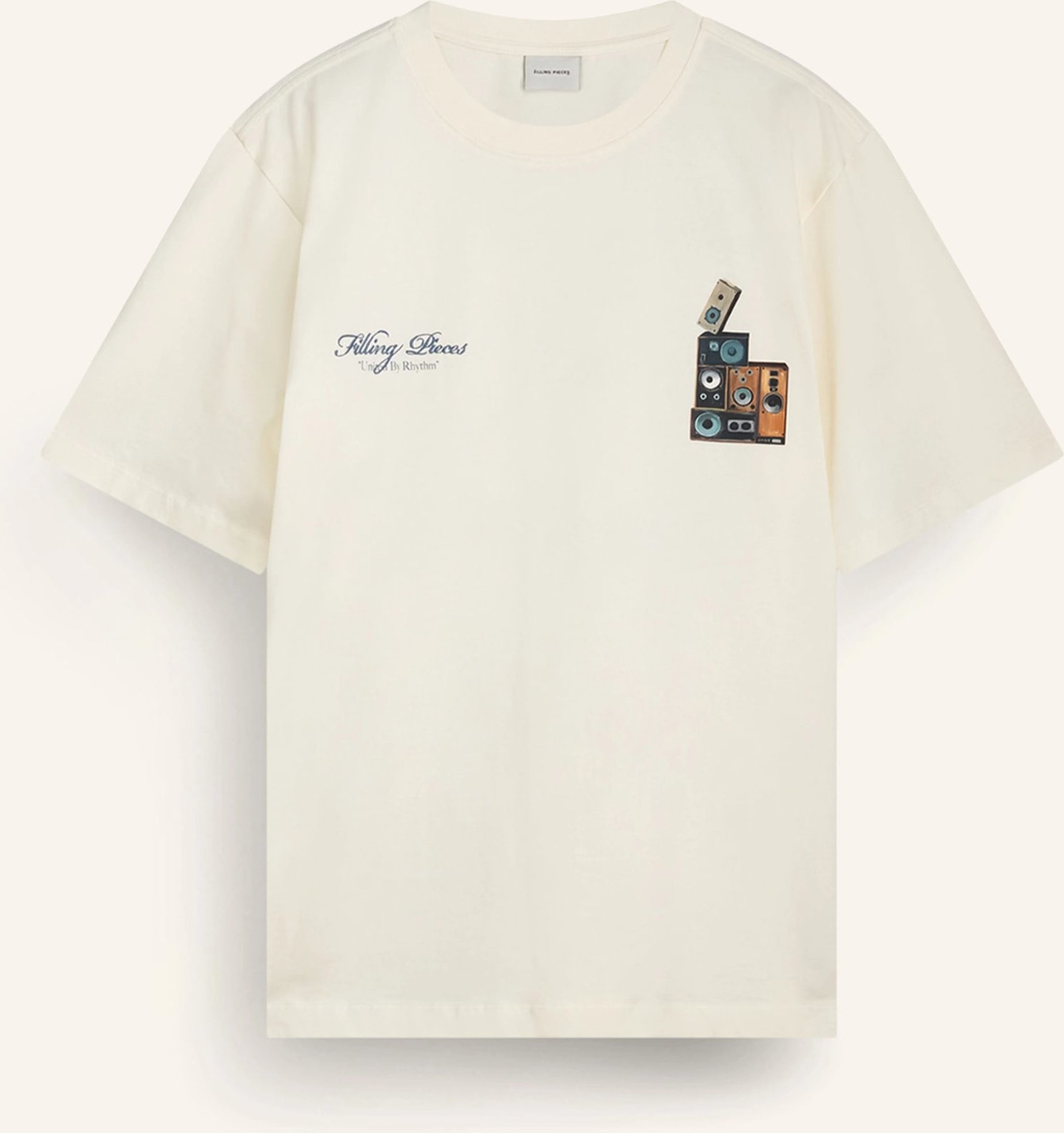 Filling Pieces T-Shirt Speaker Wall weiss