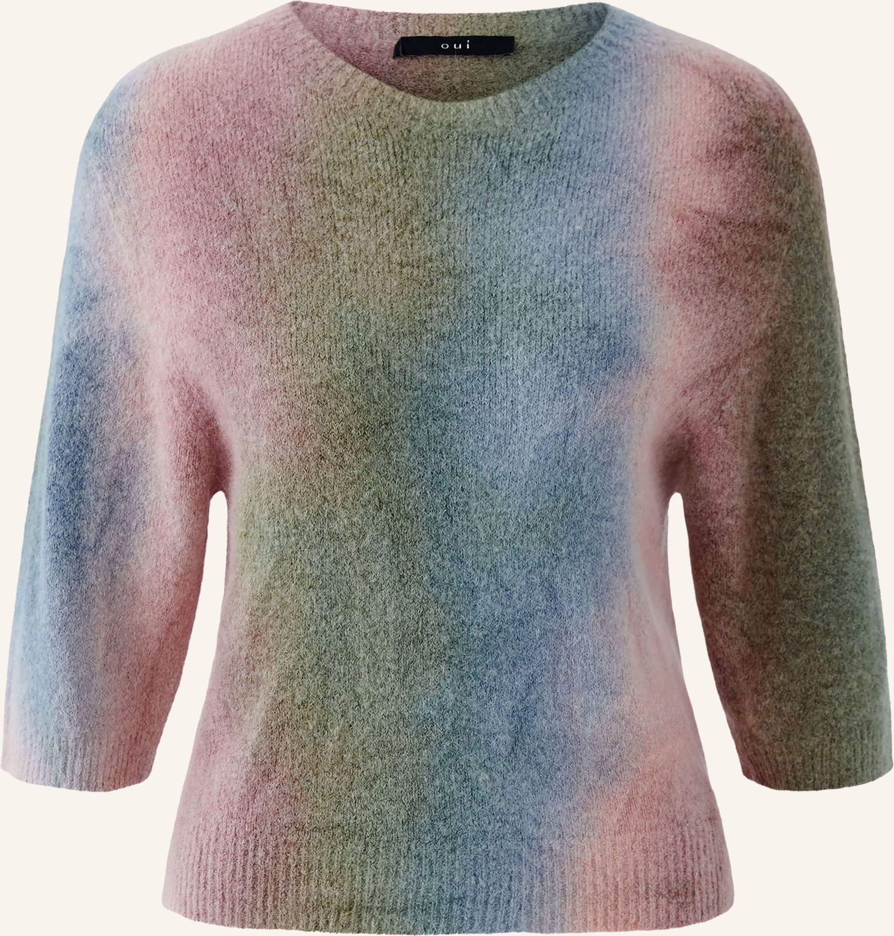 Oui Strickshirt gruen