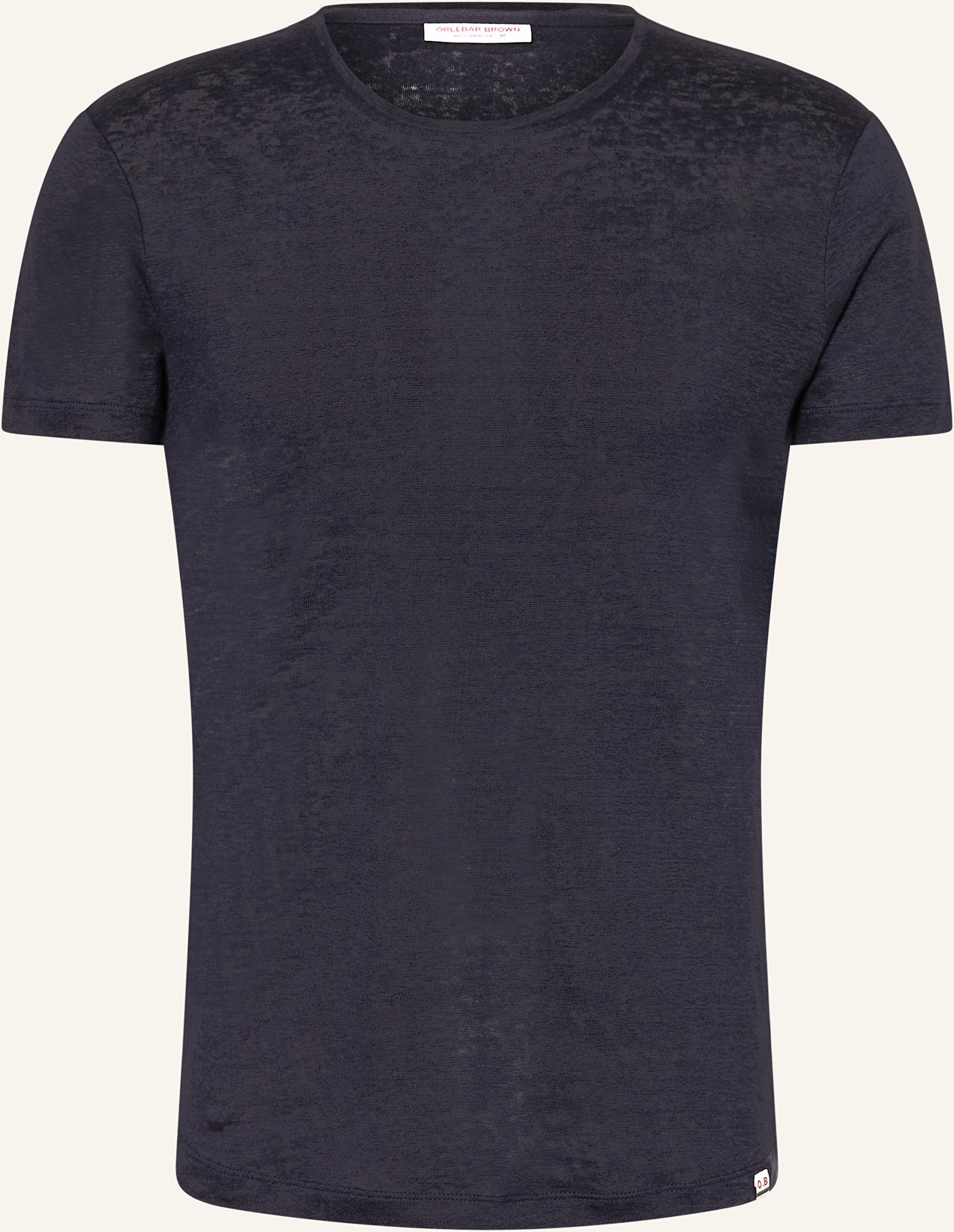 Orlebar Brown T-Shirt Aus Leinen blau