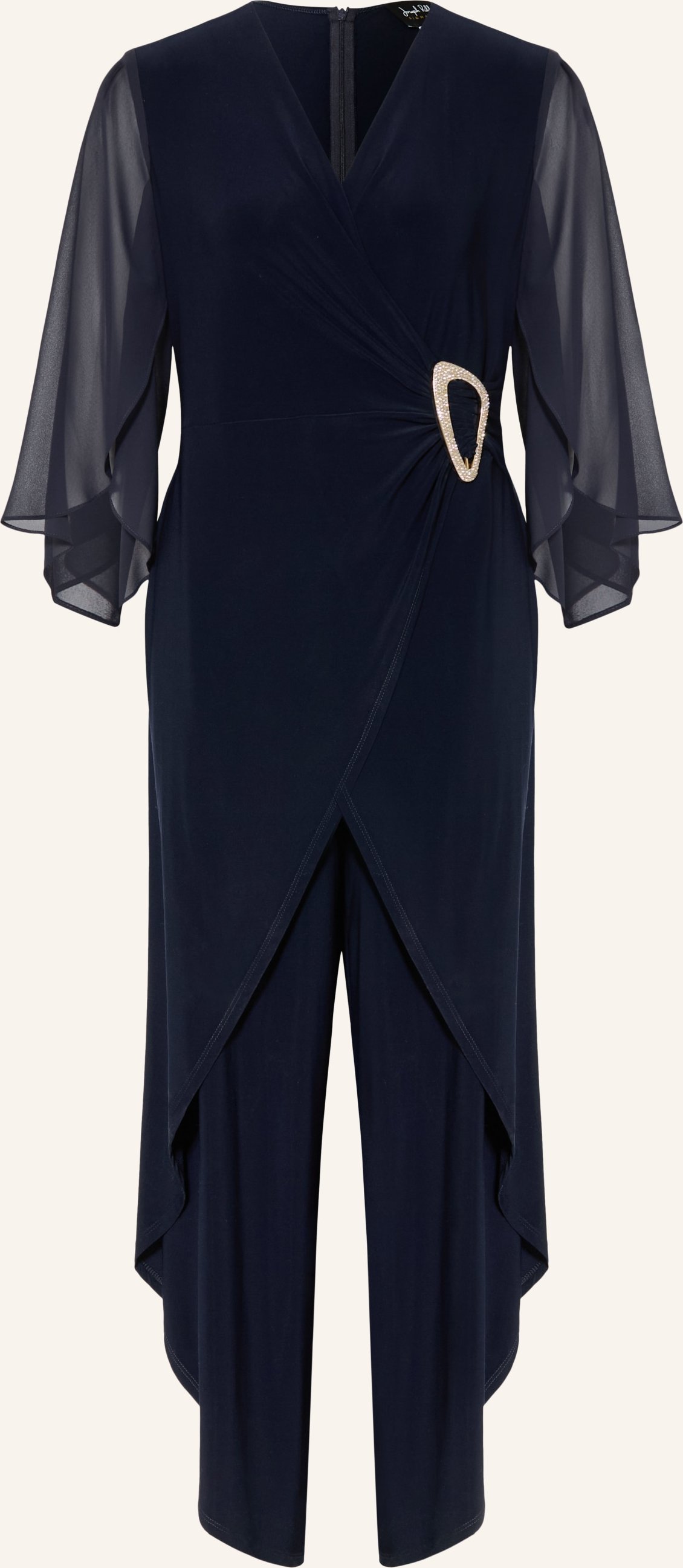 Thumbnail - Joseph Ribkoff Signature Jumpsuit Mit Schmucksteinen blau