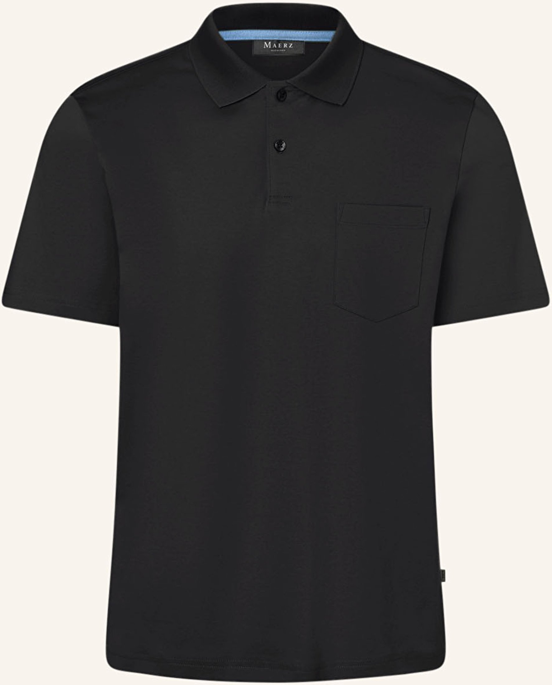 Thumbnail - Maerz Muenchen Jersey-Poloshirt schwarz