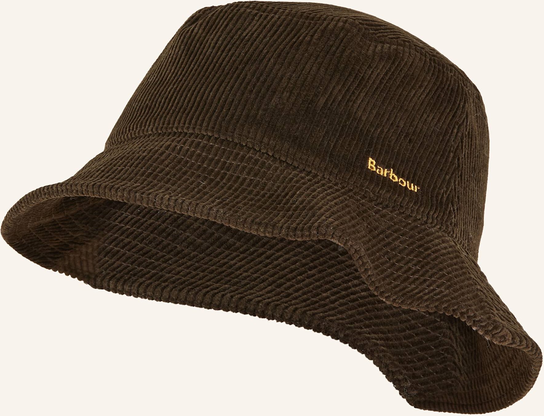 Barbour Bucket-Hat Ebberston Aus Cord gruen