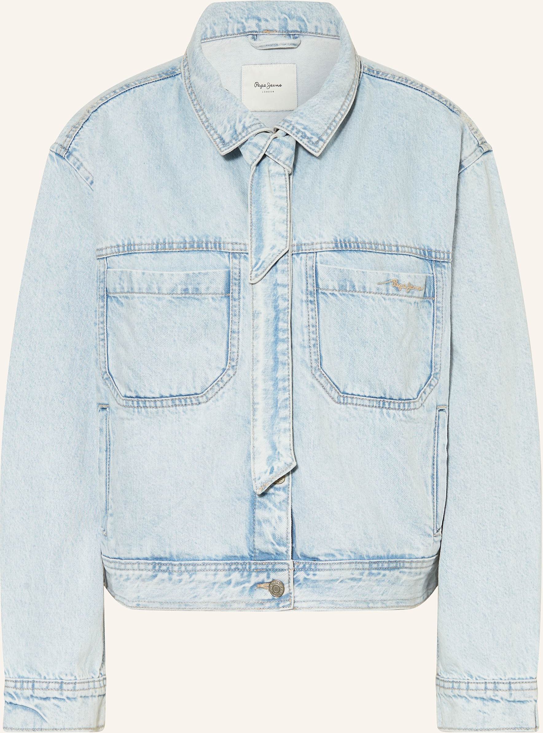 Thumbnail - Pepe Jeans Jeansjacke Mit Abnehmbarer Schluppe blau