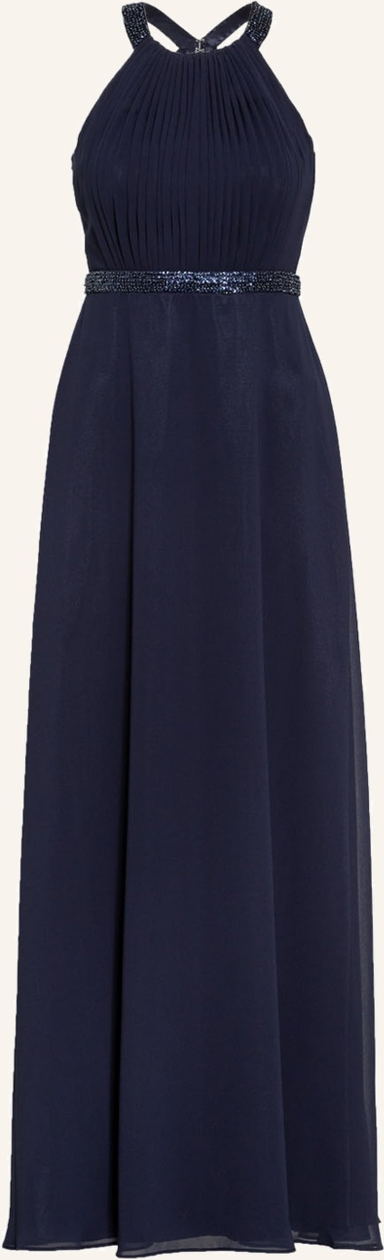 Thumbnail - Vm Vera Mont Abendkleid Mit Schmucksteinen blau