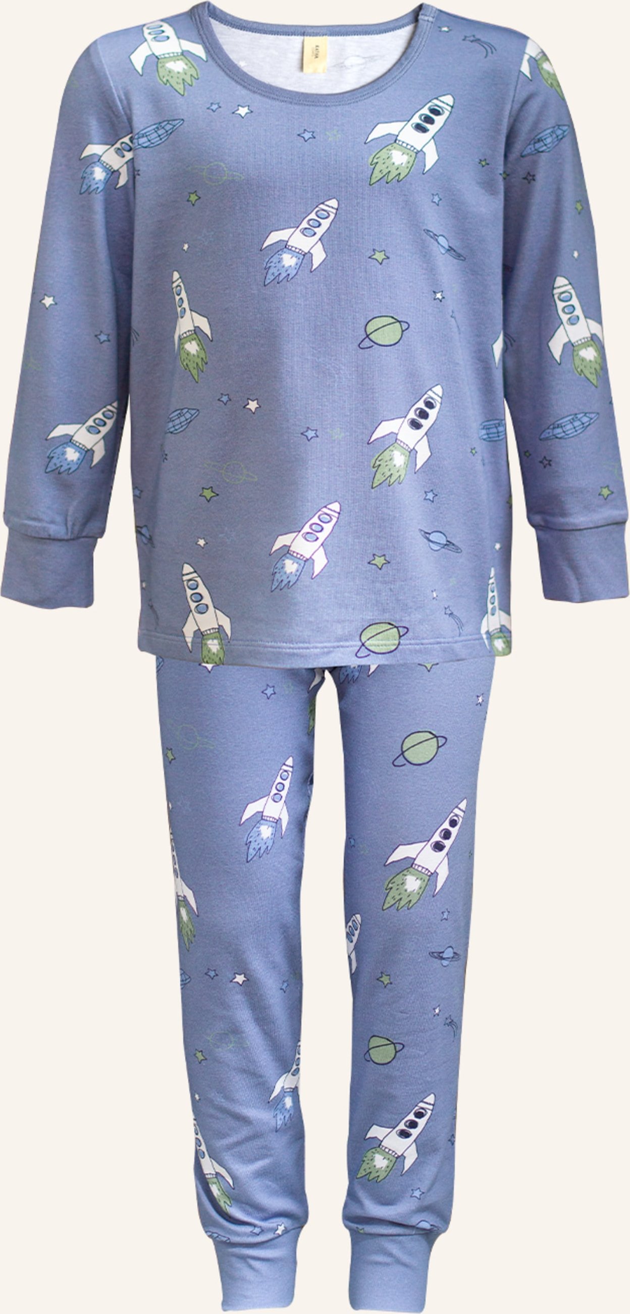 Thumbnail - Katha Covers Schlafanzug Rakete blau