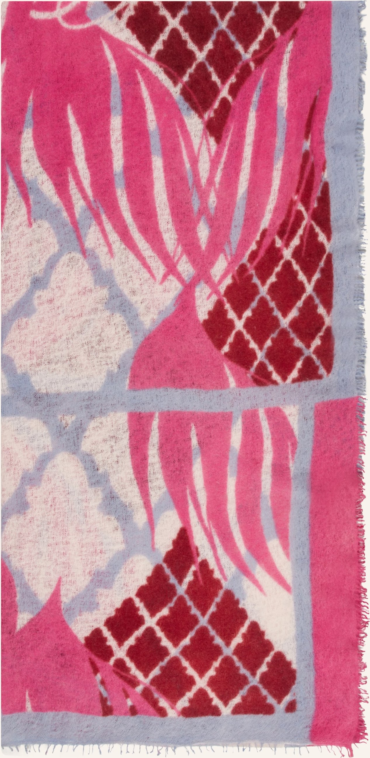 Purschoen Cashmere-Schal Feuervogel pink