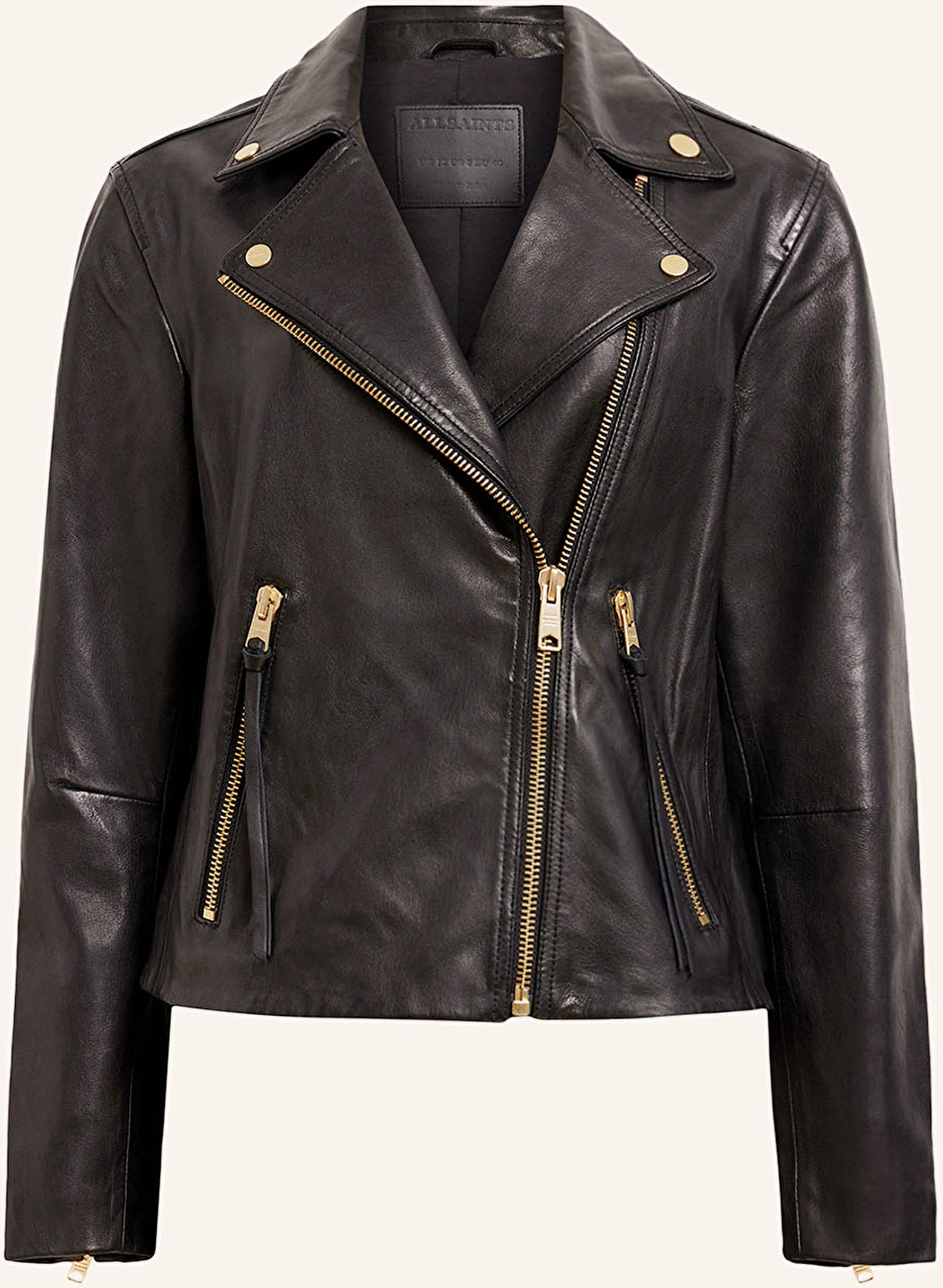 Allsaints Lederjacke Dalby schwarz