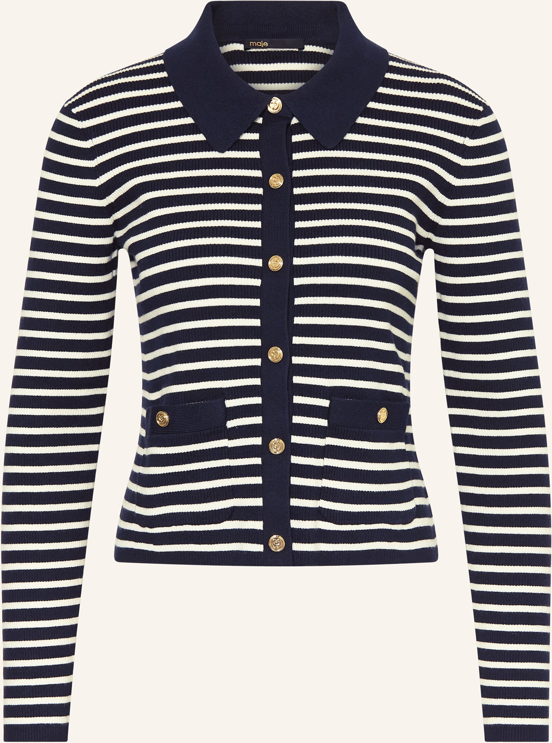 Maje Strickjacke blau