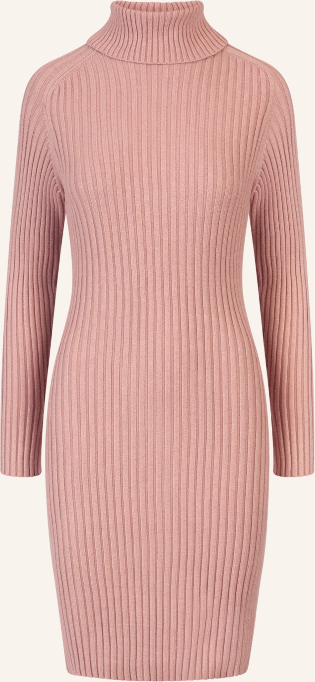 Apart Rippenstrickkleid lila