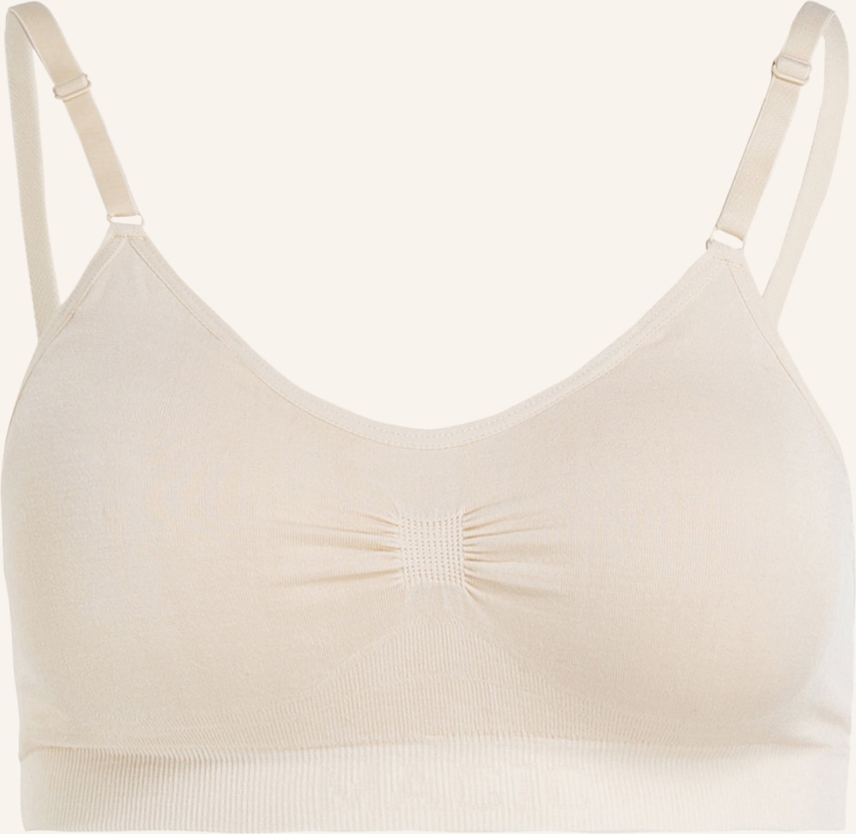 Magic Bodyfashion Bustier Bamboo Comfort Bra With Spaghetti Straps beige