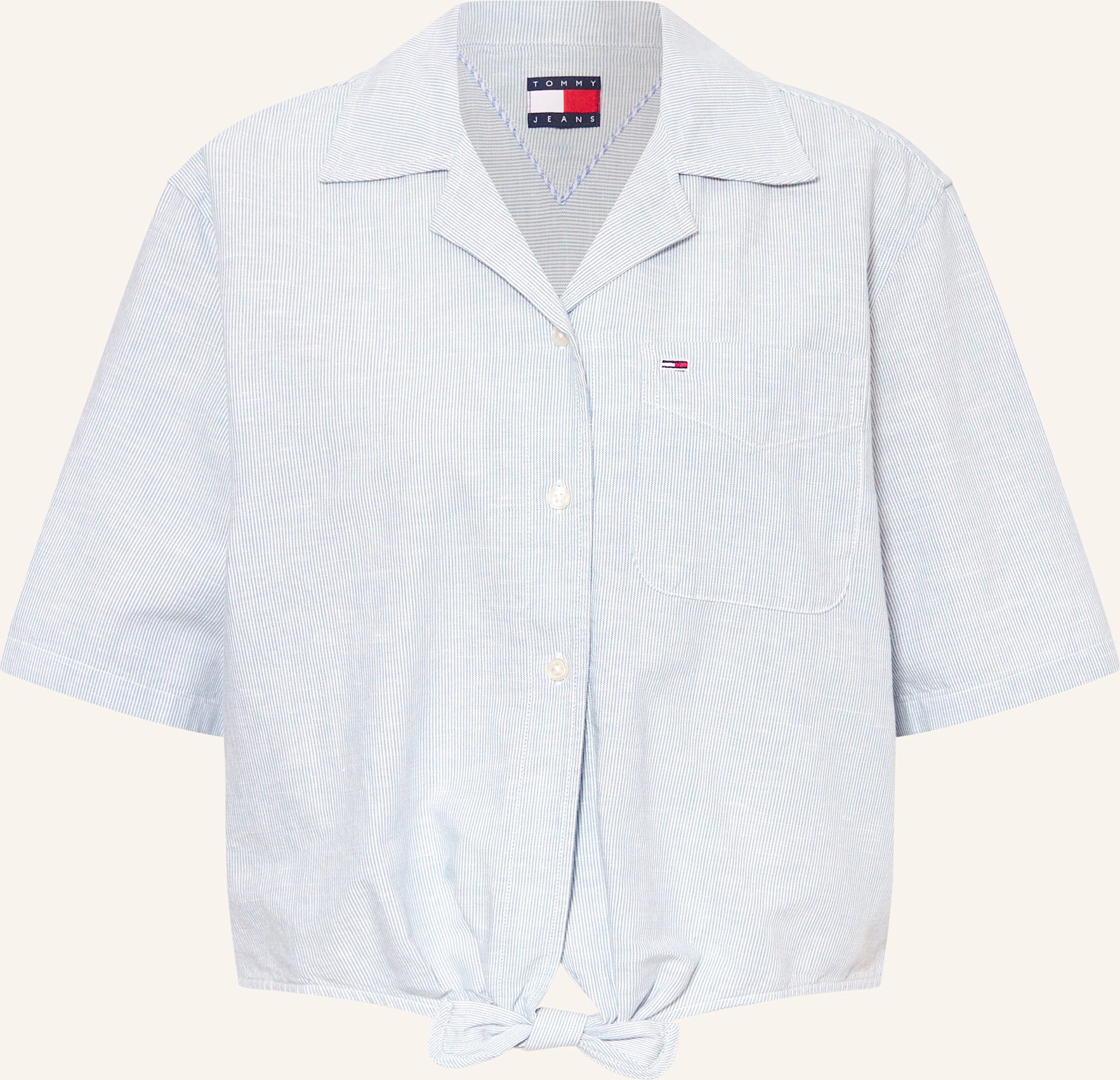 Thumbnail - Tommy Jeans Hemdbluse blau