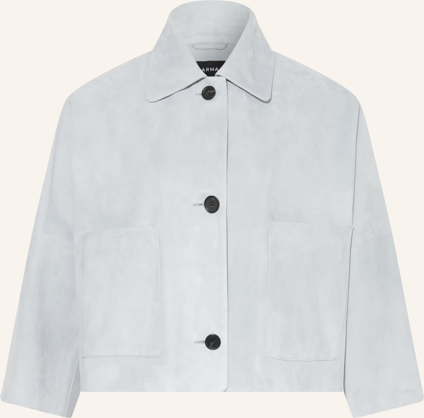 Arma Lederjacke Mit 3/4-Arm blau