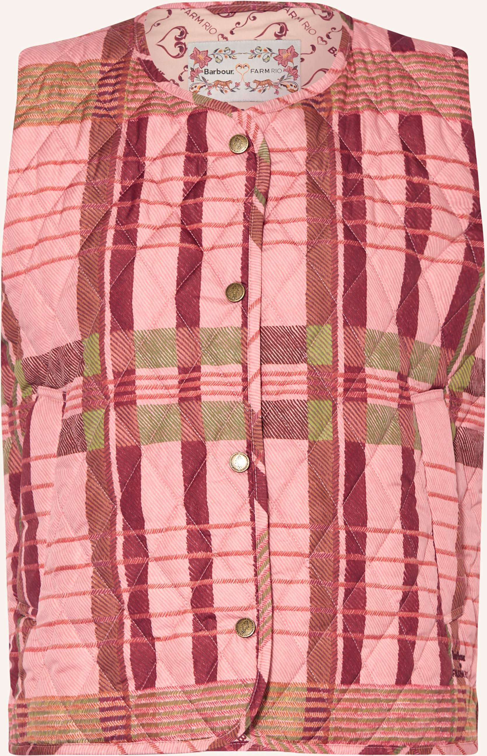 Barbour Steppweste Fernanda Li rosa