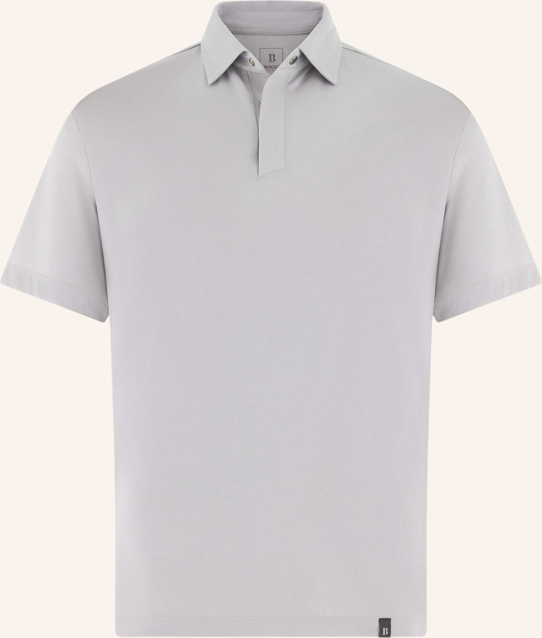 Boggi Milano Piqué-Poloshirt grau