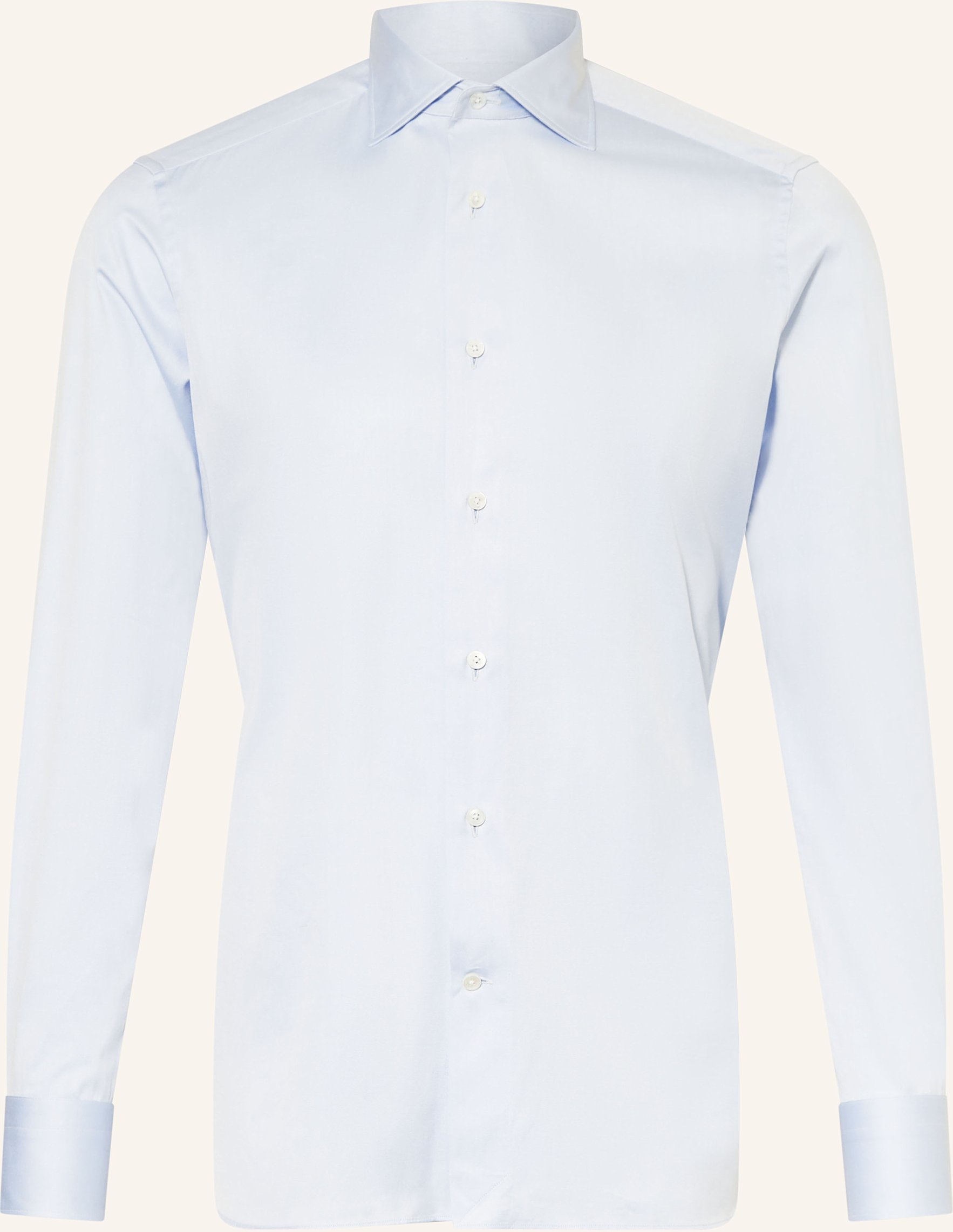 Zegna Hemd Slim Fit blau