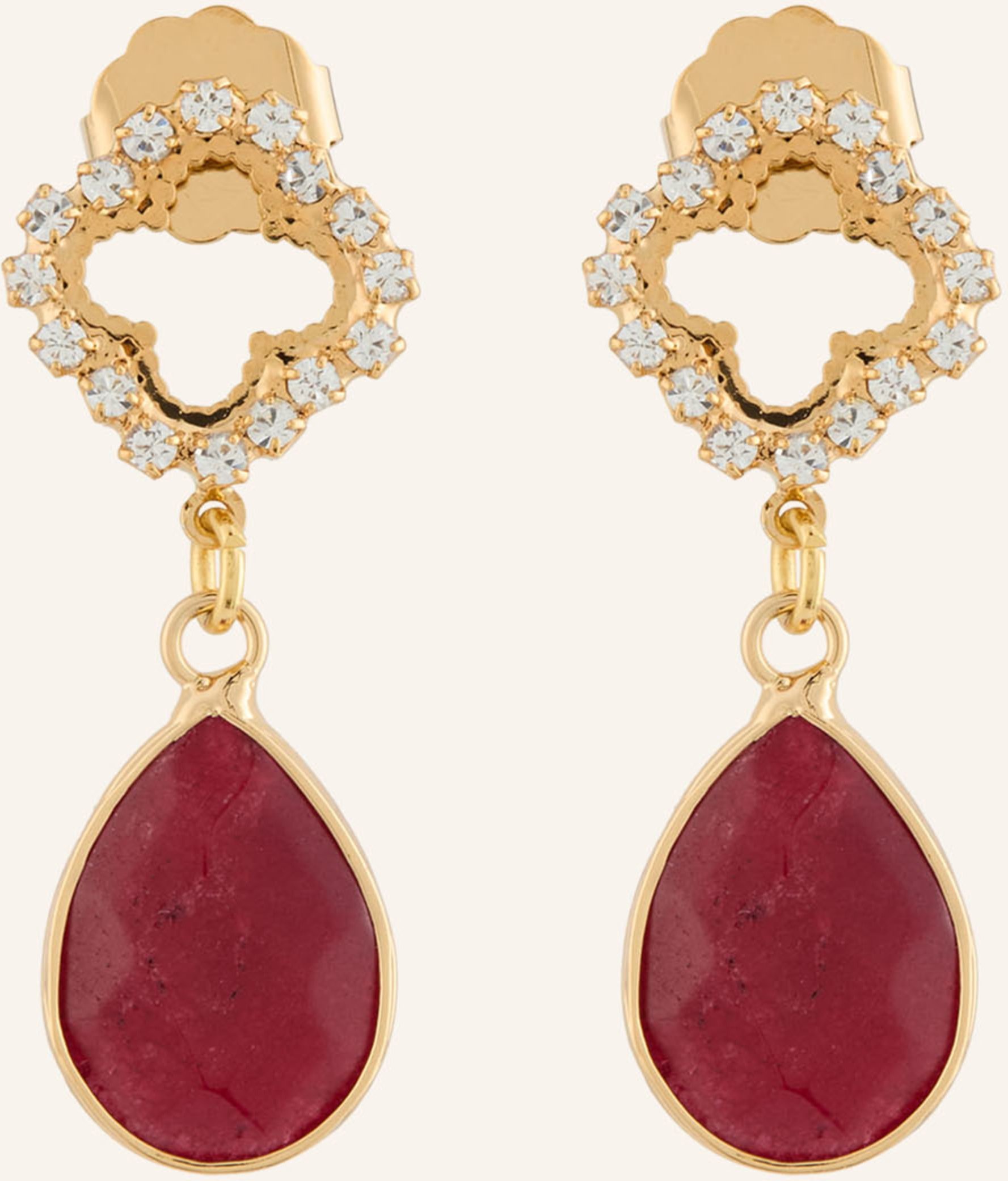 Seenberg Ohrhänger rot