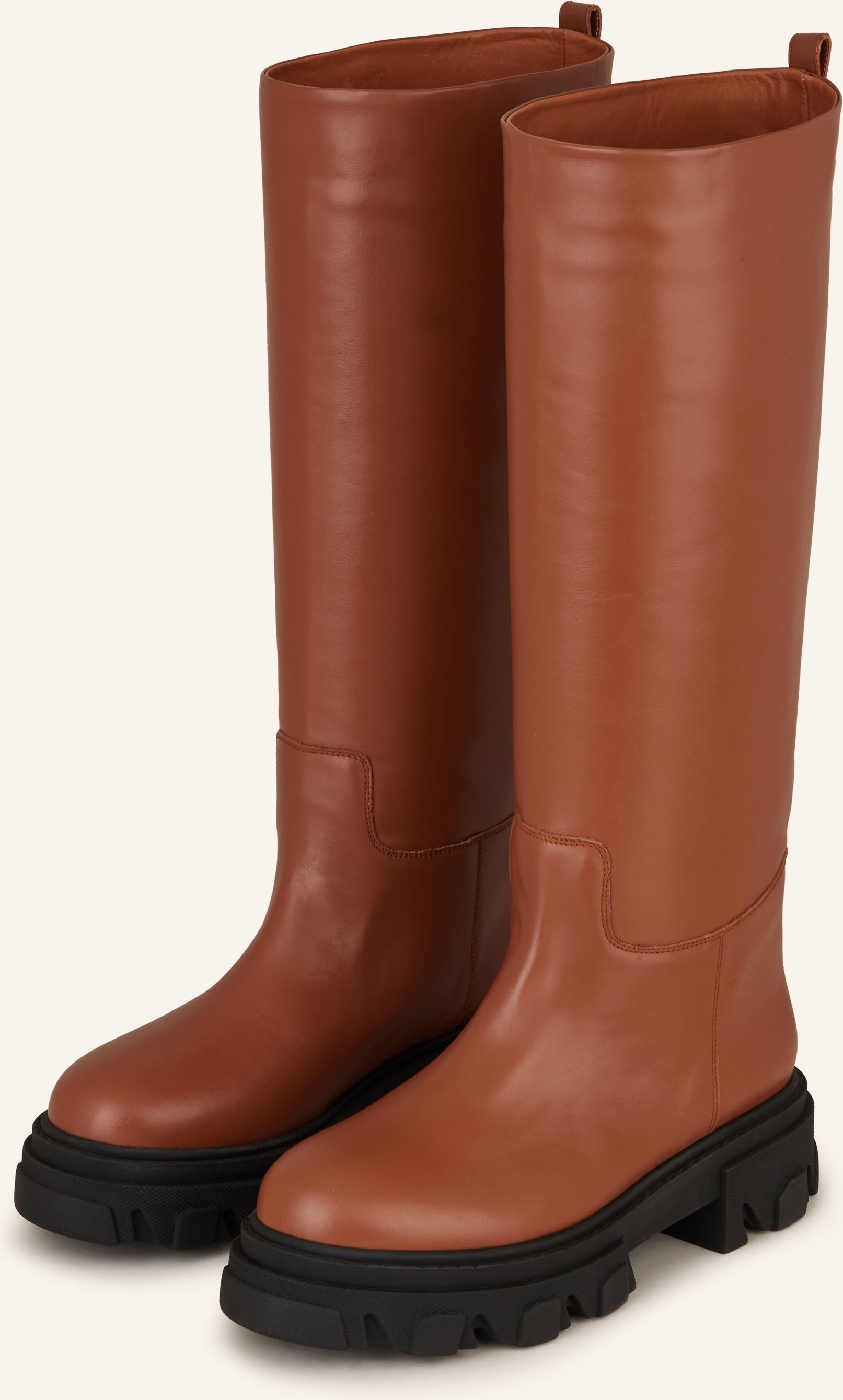 Gia Borghini Plateau-Stiefel Perni 07 braun