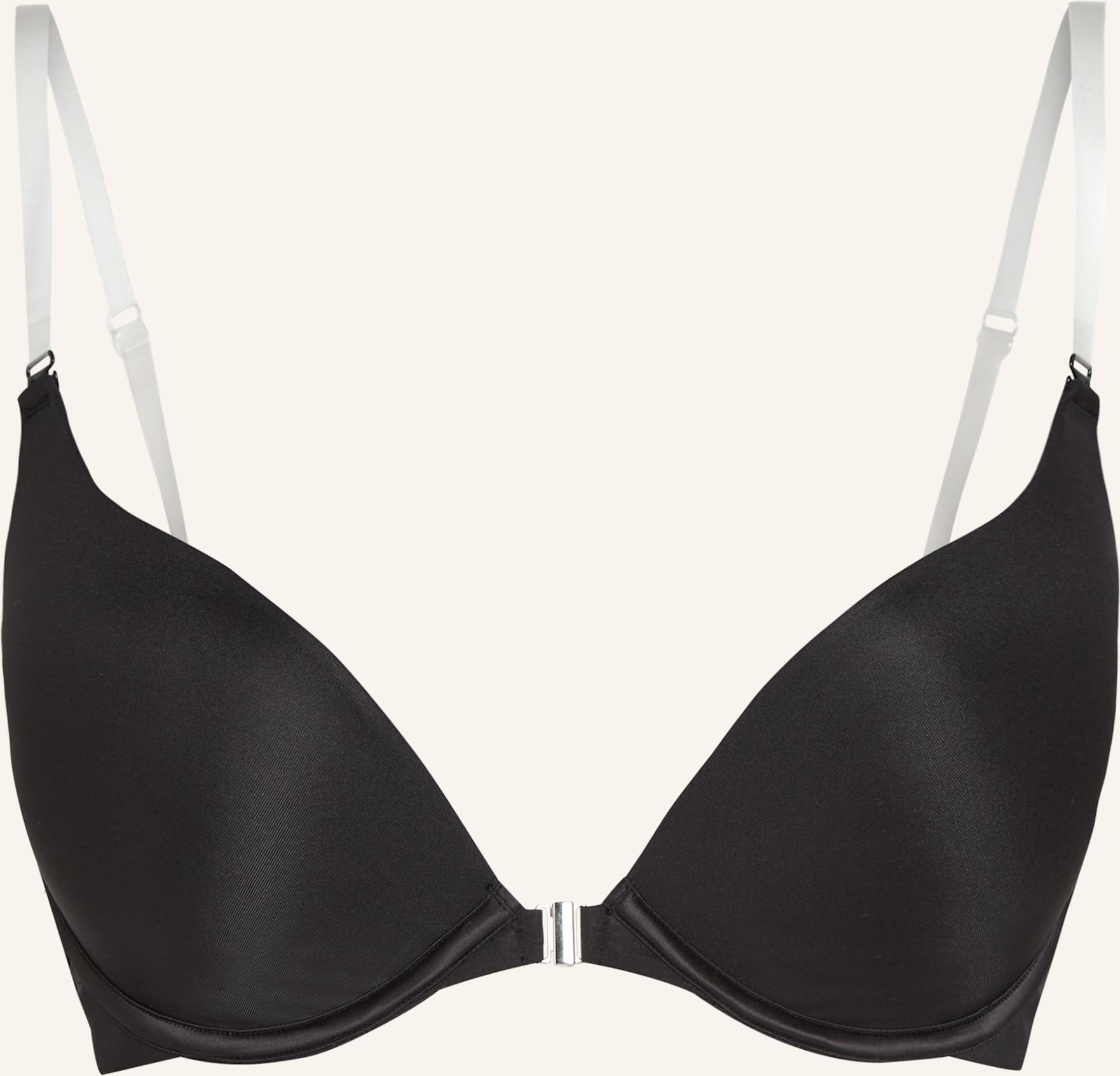Hunkemöller Push-Up-Bh Transparant Solution schwarz