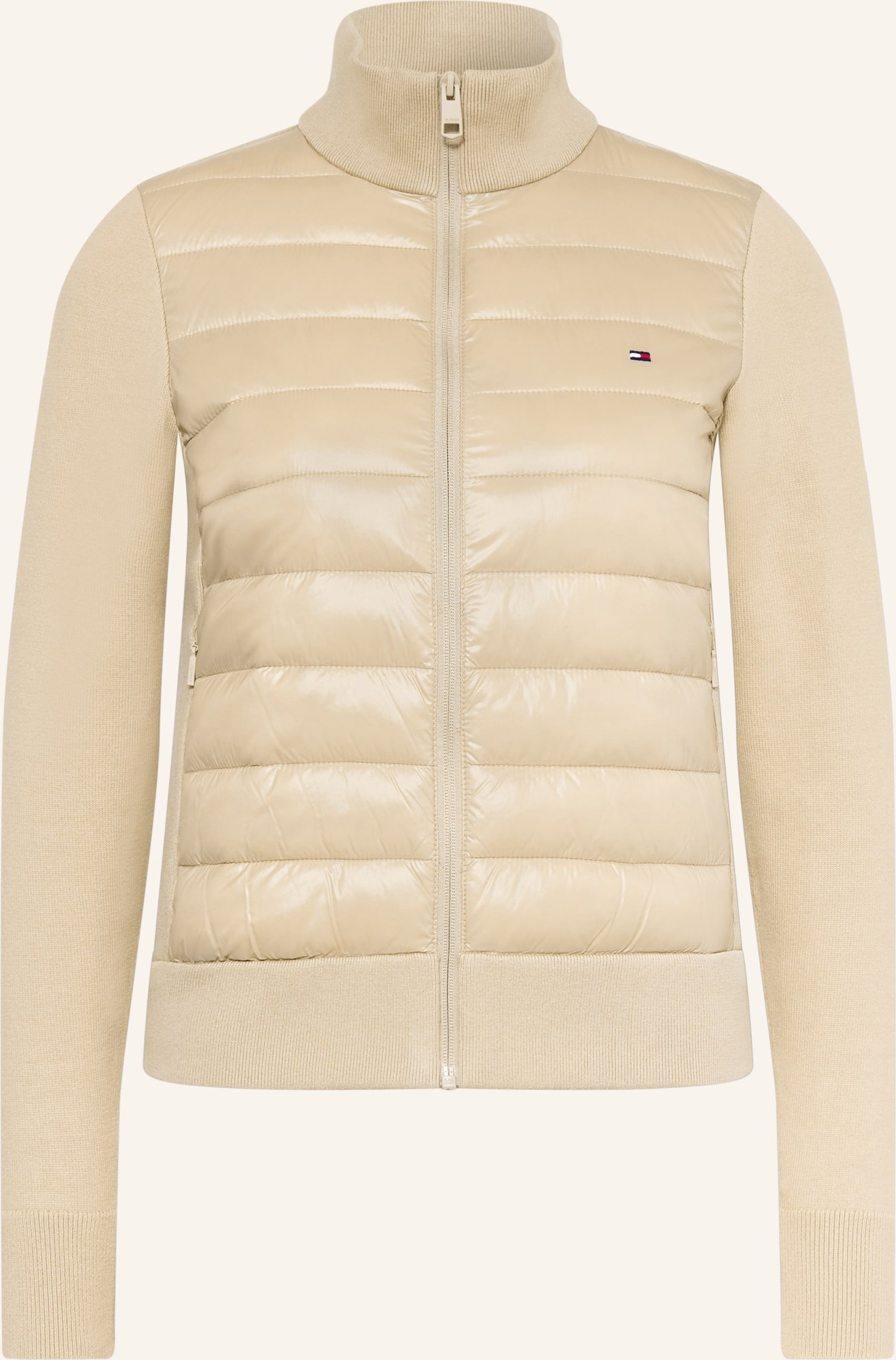 Tommy Hilfiger Steppjacke Im Materialmix beige