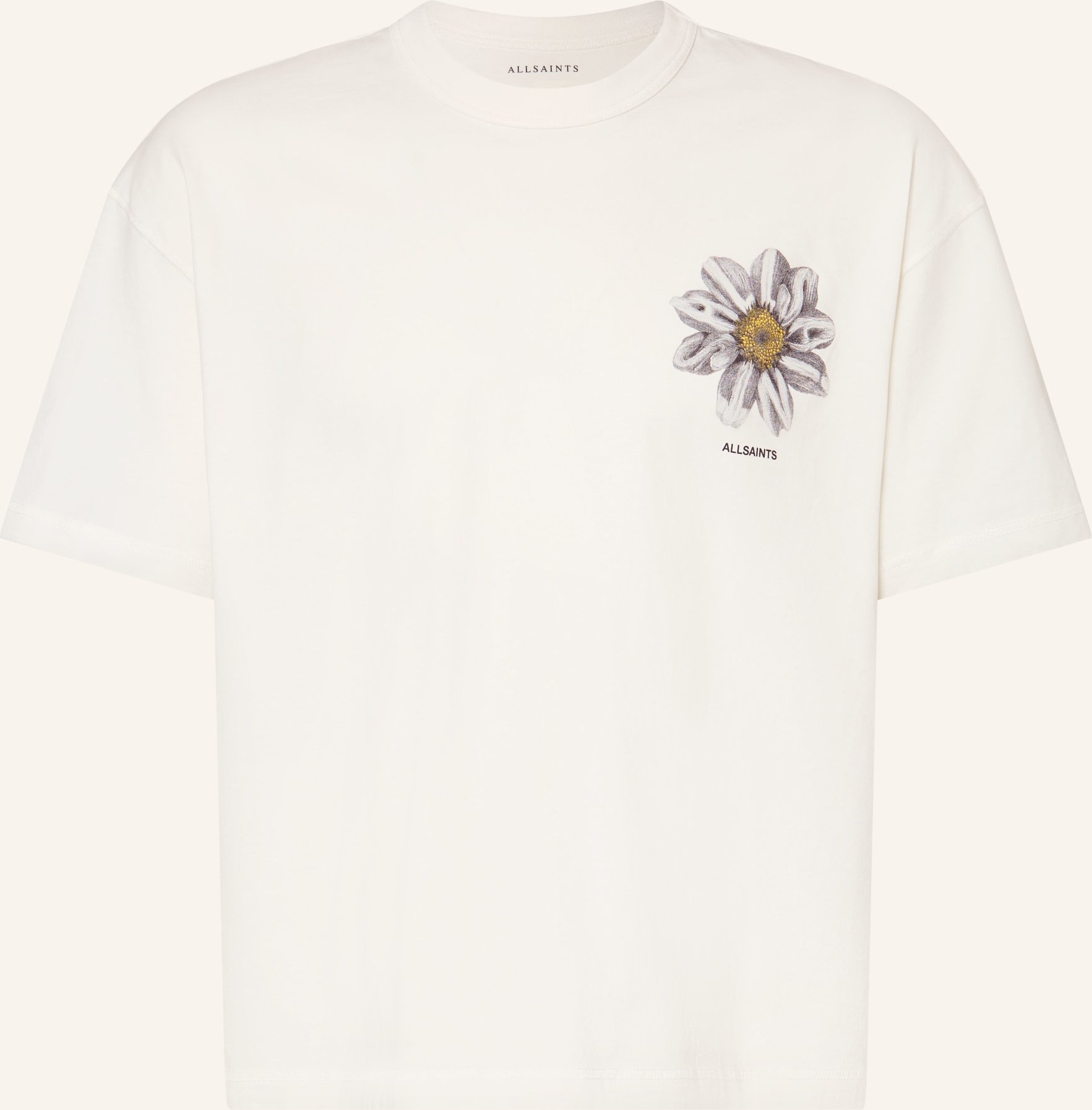 Allsaints T-Shirt Petals weiss