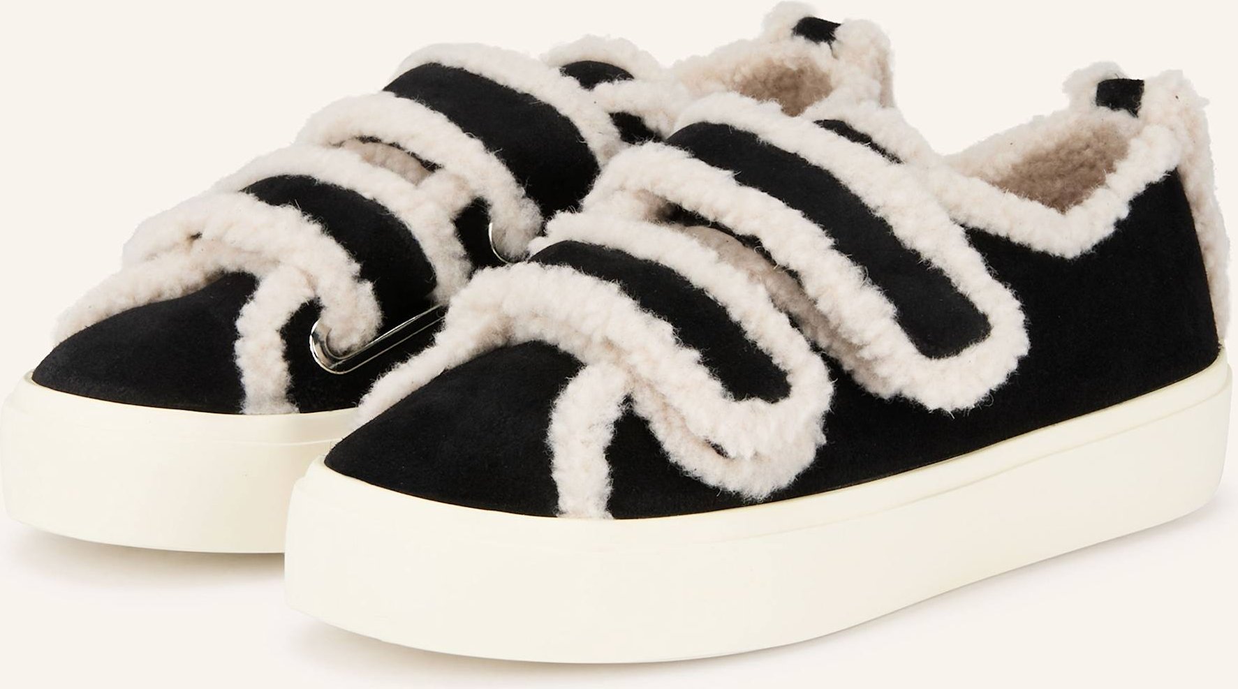 Thumbnail - Inuikii Sneaker Velcro Low schwarz