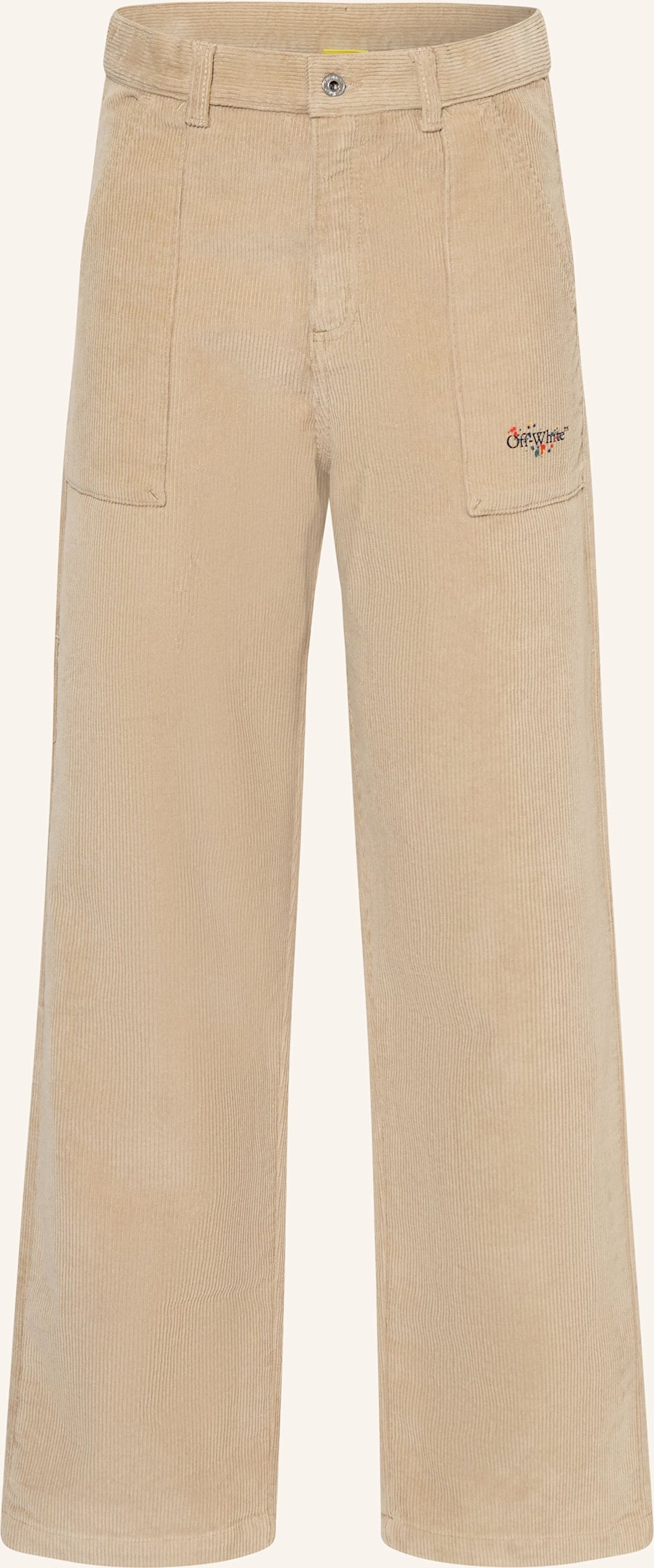 Off-White Cordhose beige