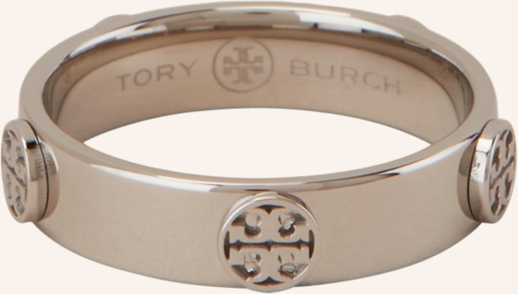 Tory Burch Ring Miller Stud silber