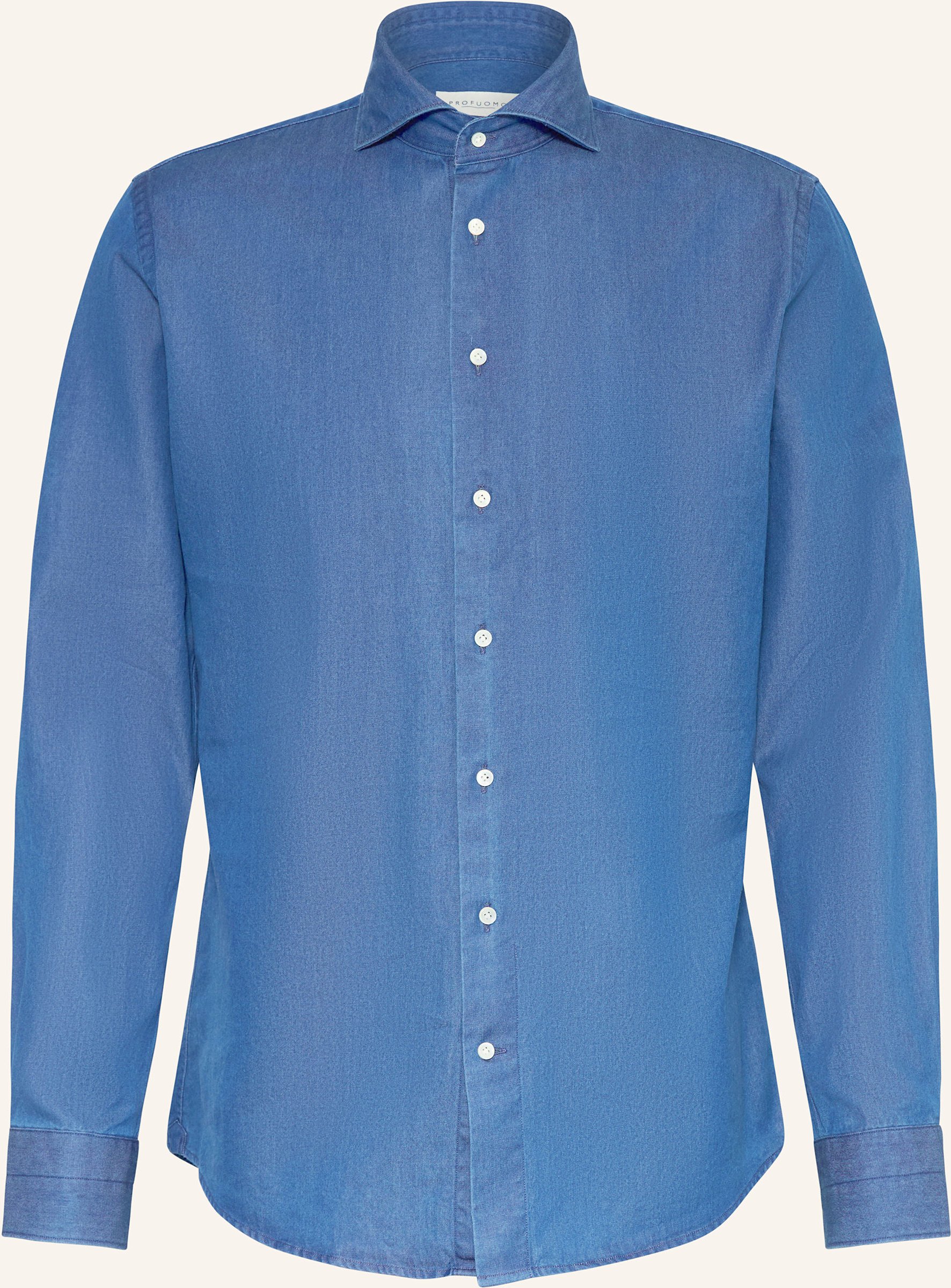 Profuomo Hemd Slim Fit blau