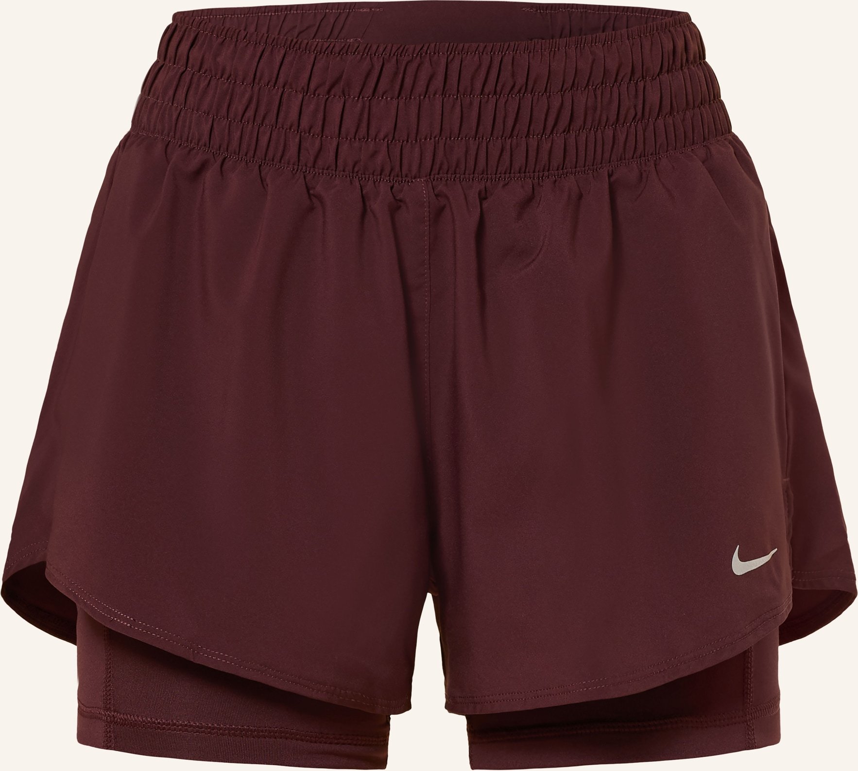 Nike 2-In-1-Trainingsshorts One Dri-Fit rot