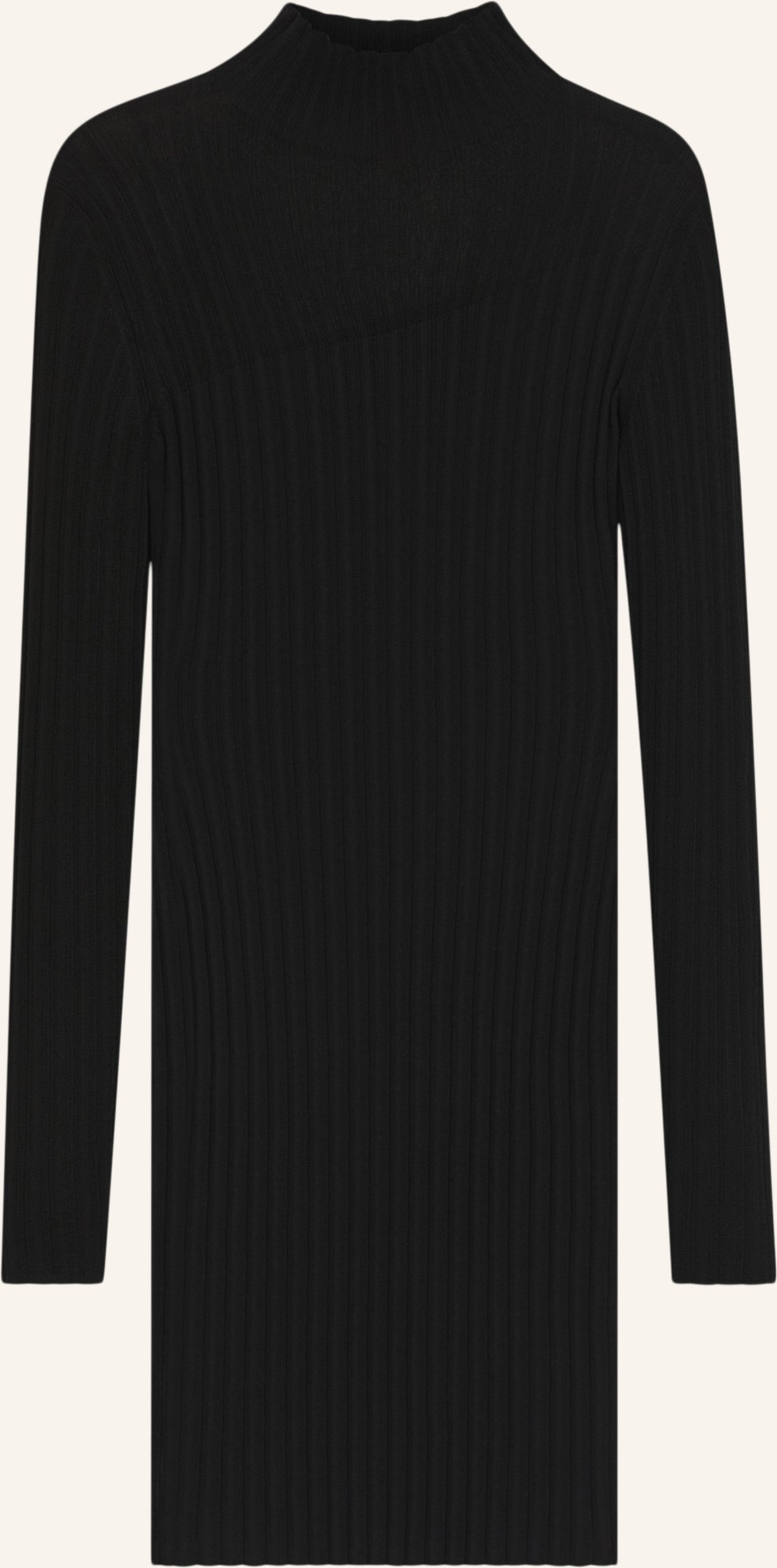 Thumbnail - Hugo Gestricktes Kleid Siclaminy Slim Fit schwarz