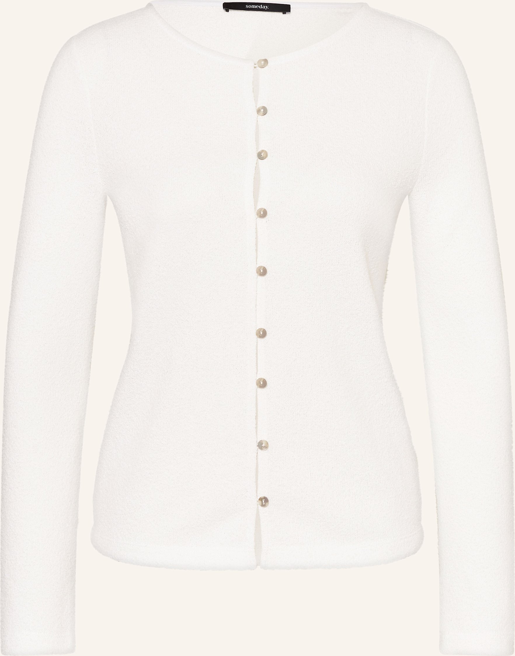 Someday Strickjacke Kalmina weiss