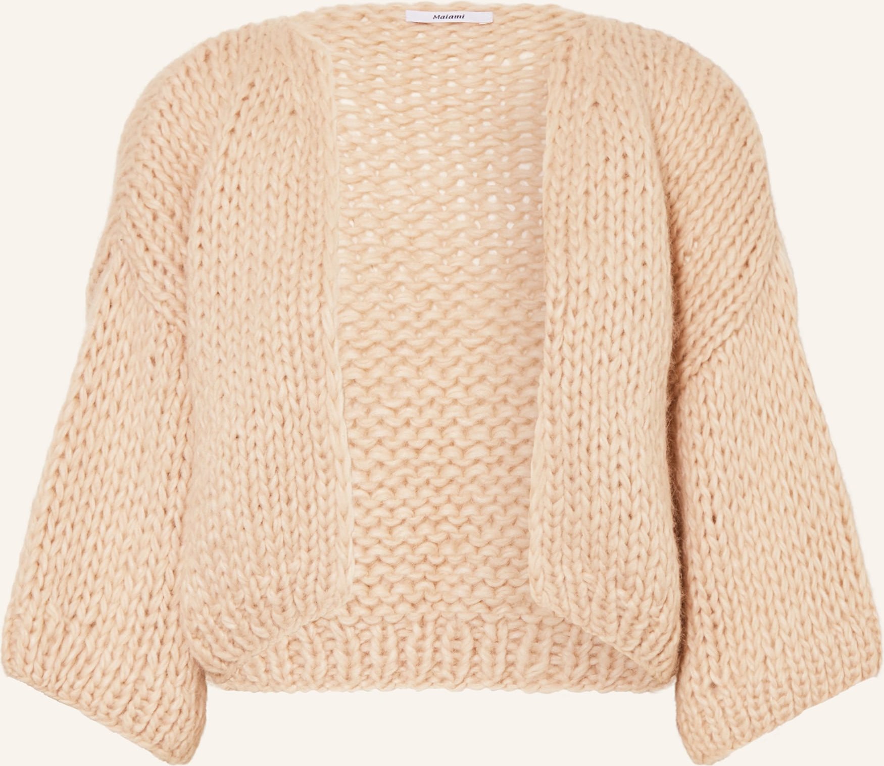 Maiami Strickhülle Aus Alpaka Mit 3/4-Arm beige