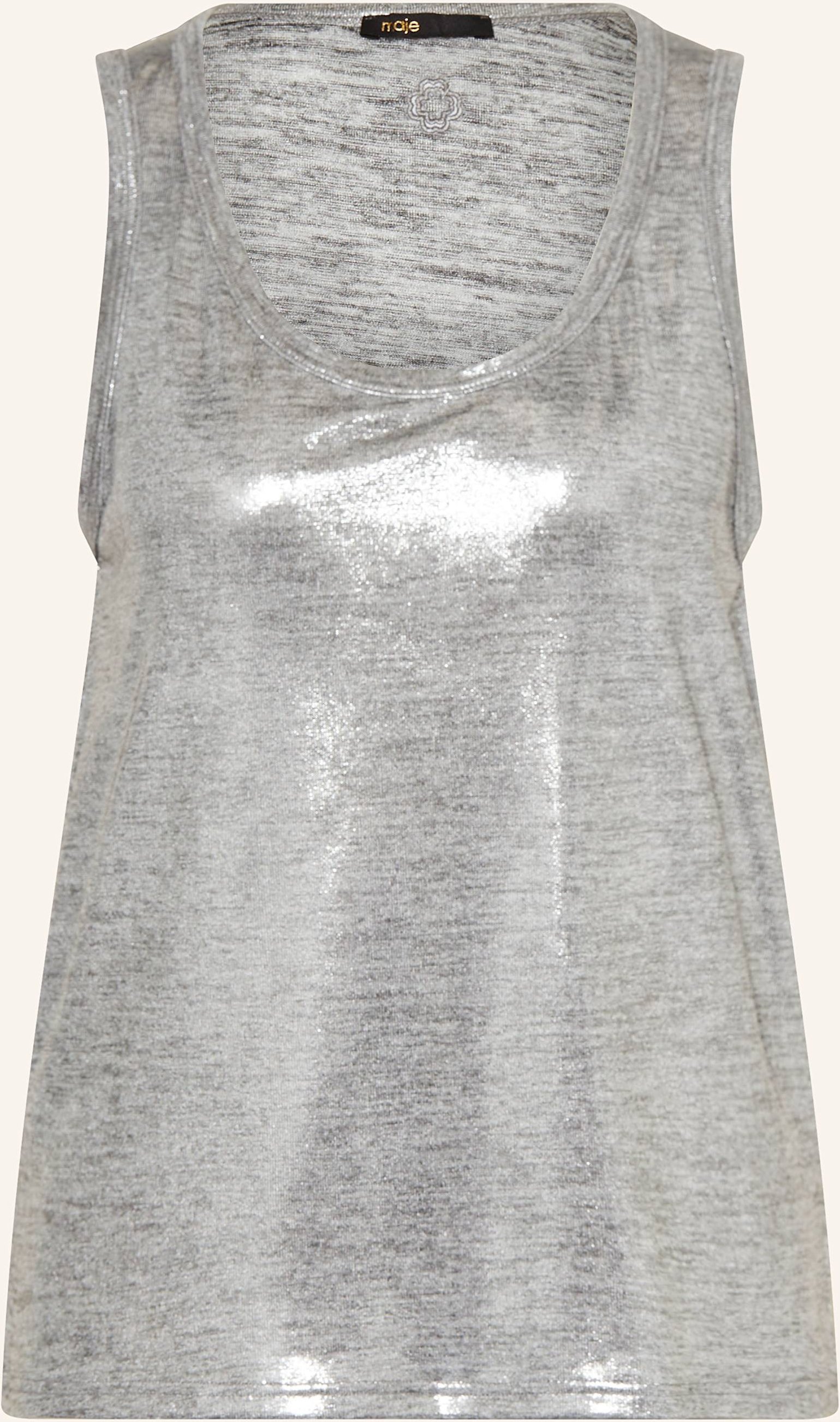 Maje Top silber