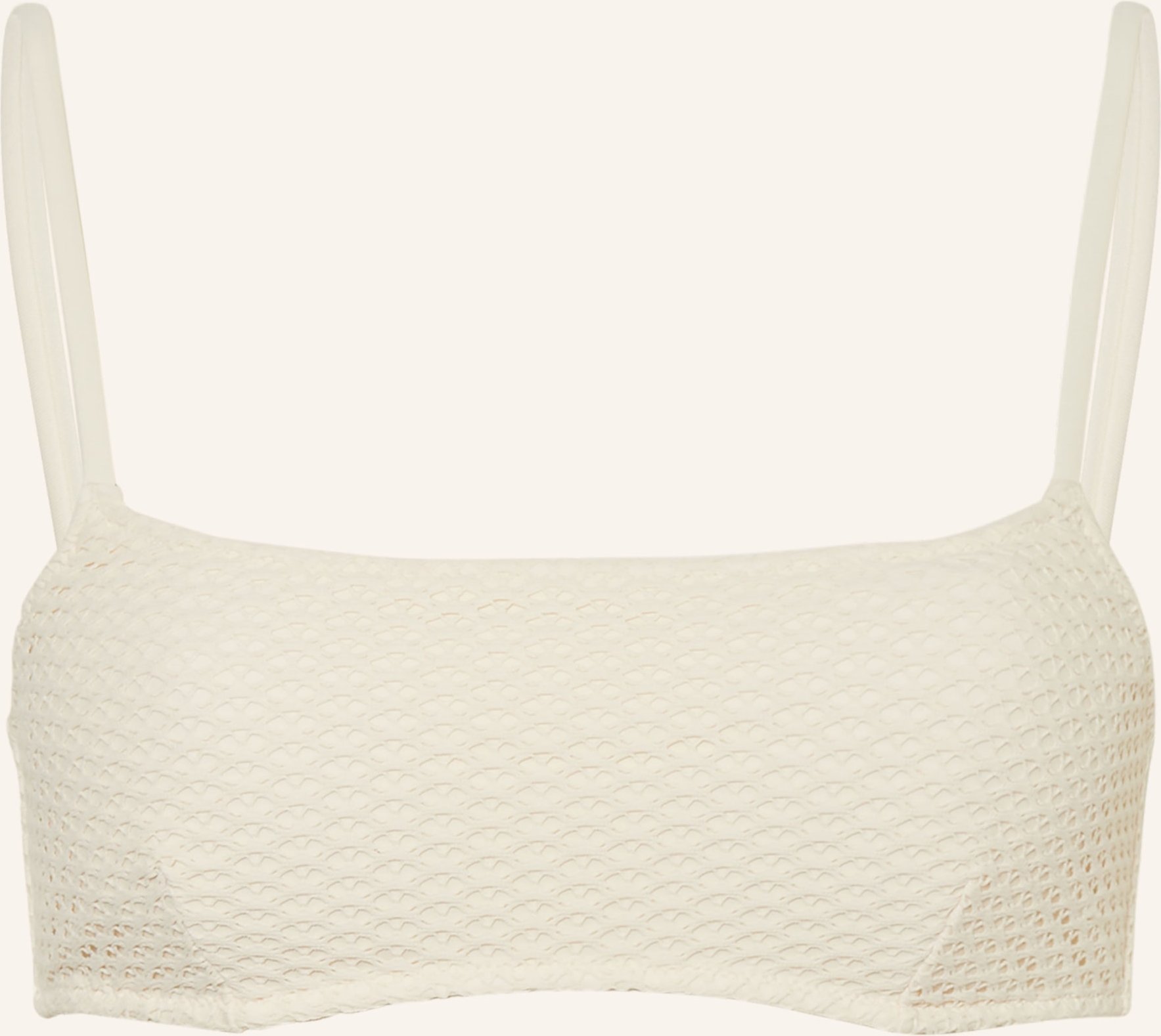 Mrs & Hugs Bustier-Bikini-Top weiss