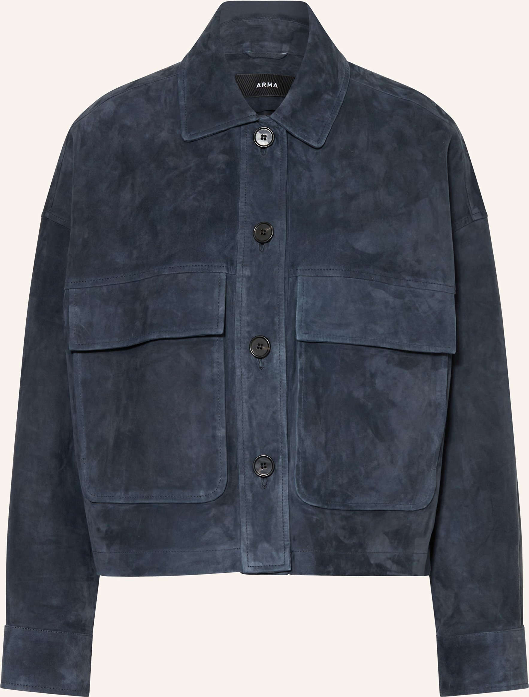 Arma Lederjacke Miri blau