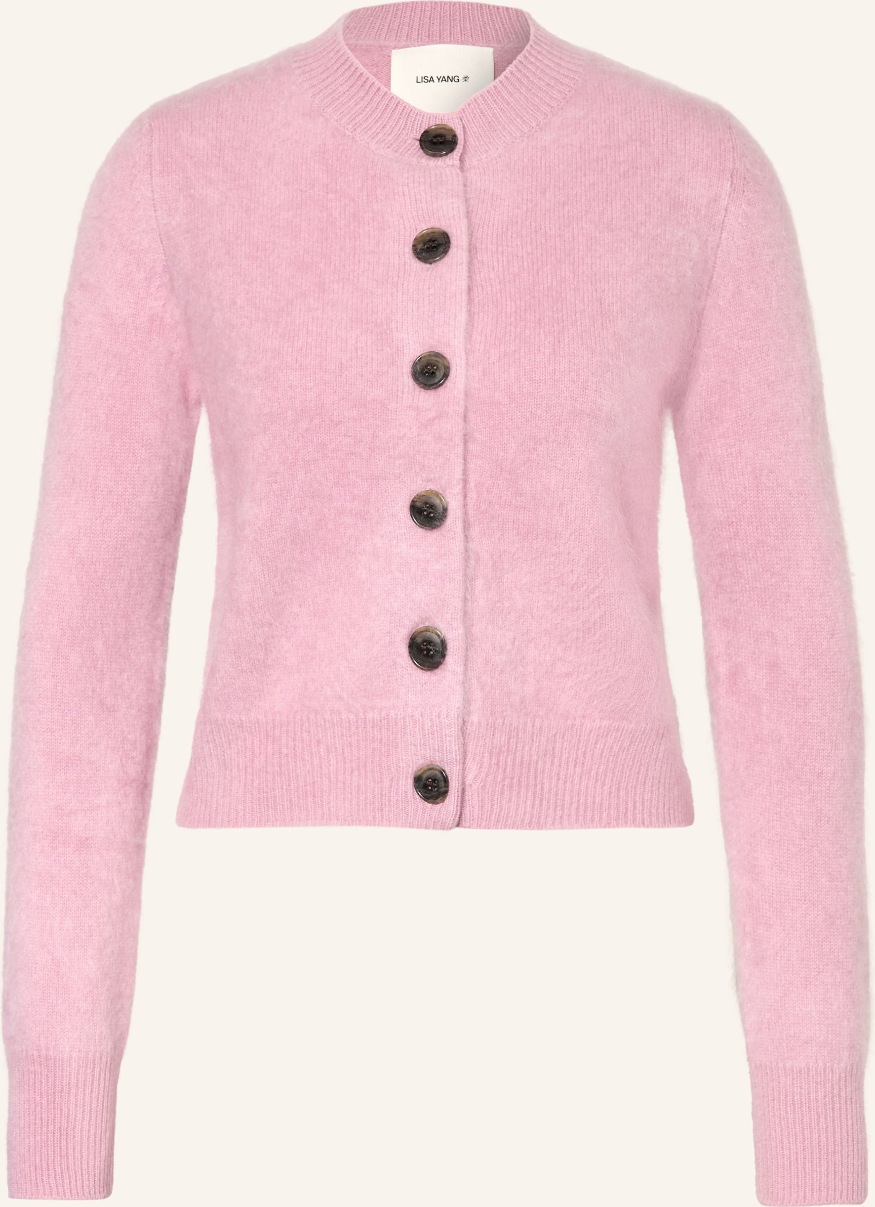 Lisa Yang Strickjacke Aus Cashmere rosa