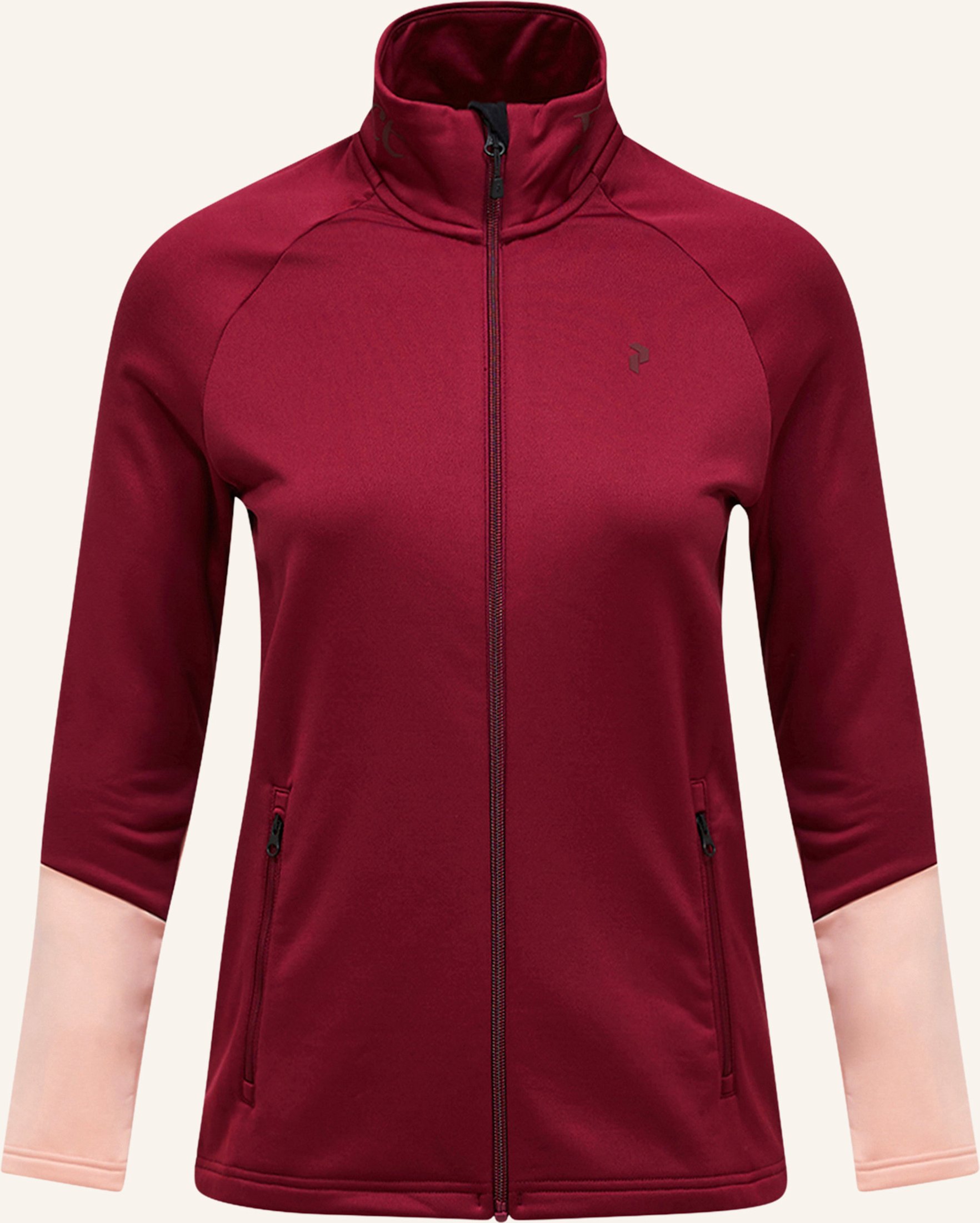 Peak Performance Midlayer-Jacke Rider Essentials rot