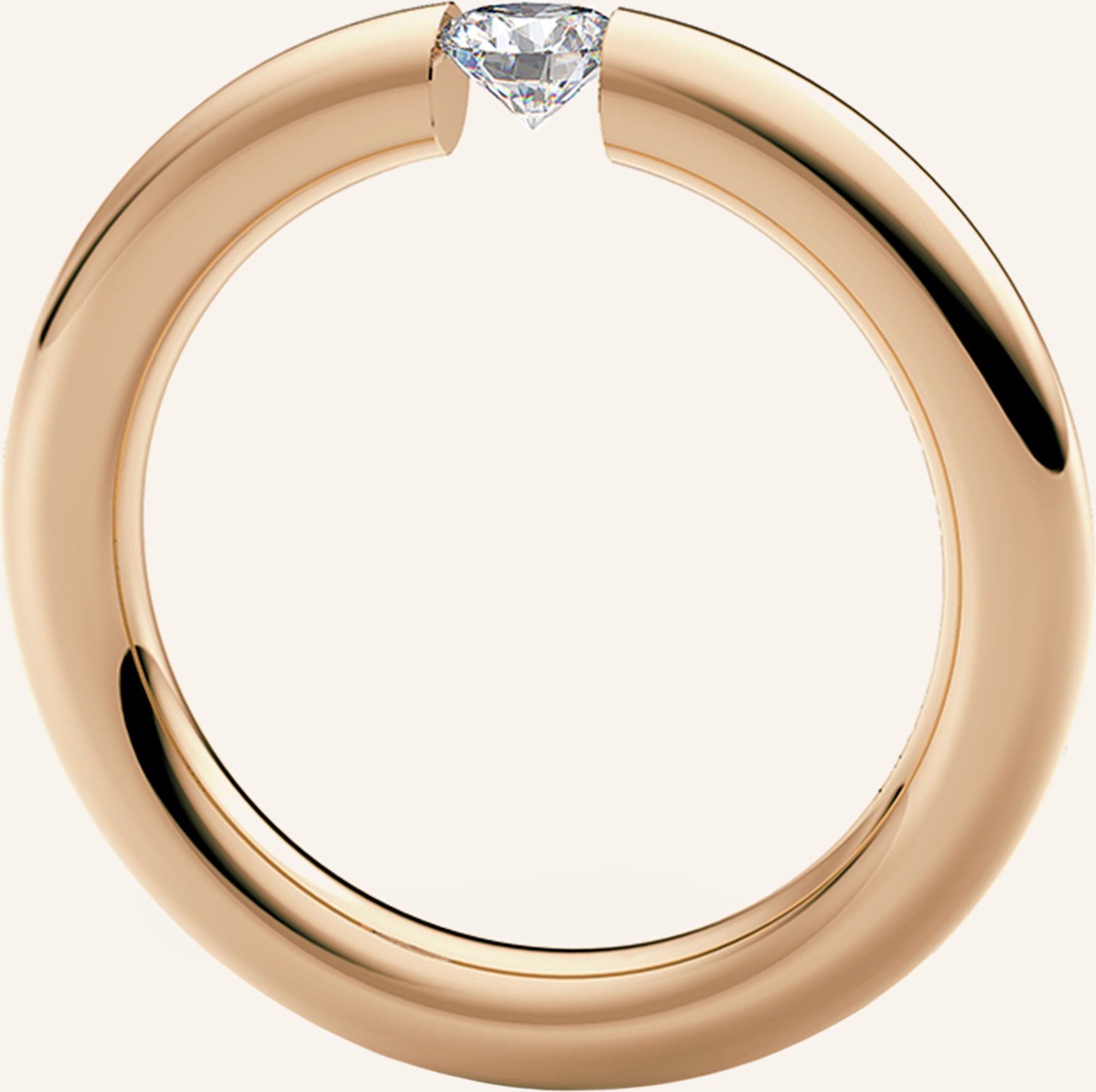 Niessing Ring Spannring® Rund rosegold