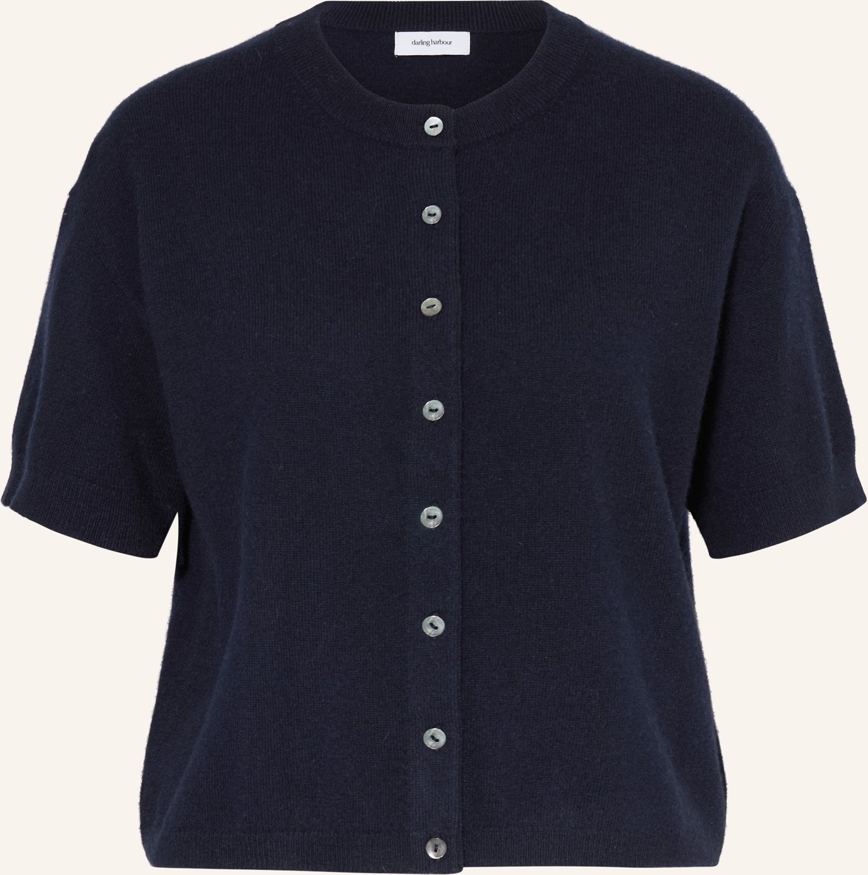 Darling Harbour Strickjacke Aus Cashmere blau